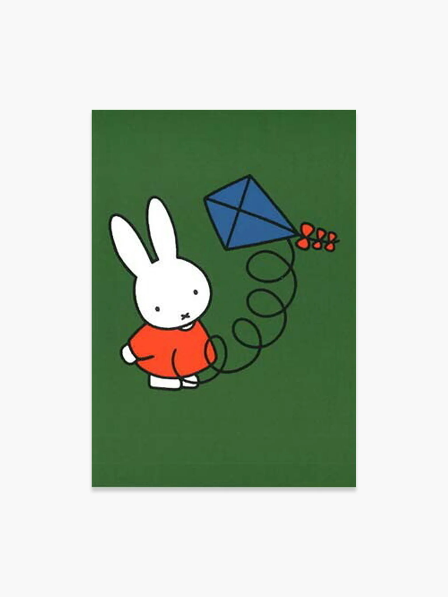Miffy Postcard - Miffy & Kite