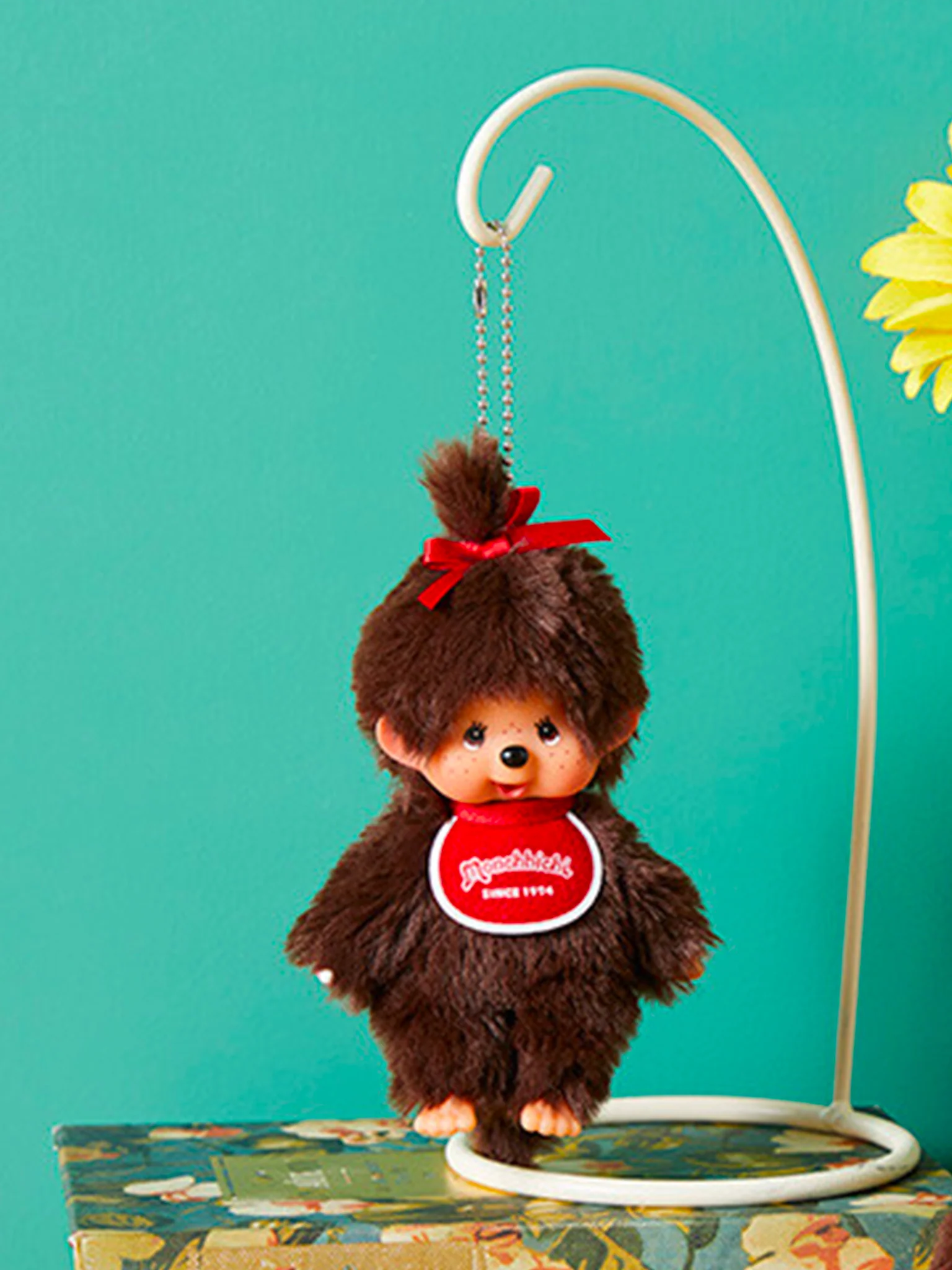 Monchhichi Keychain Girl - Brown - Image 2