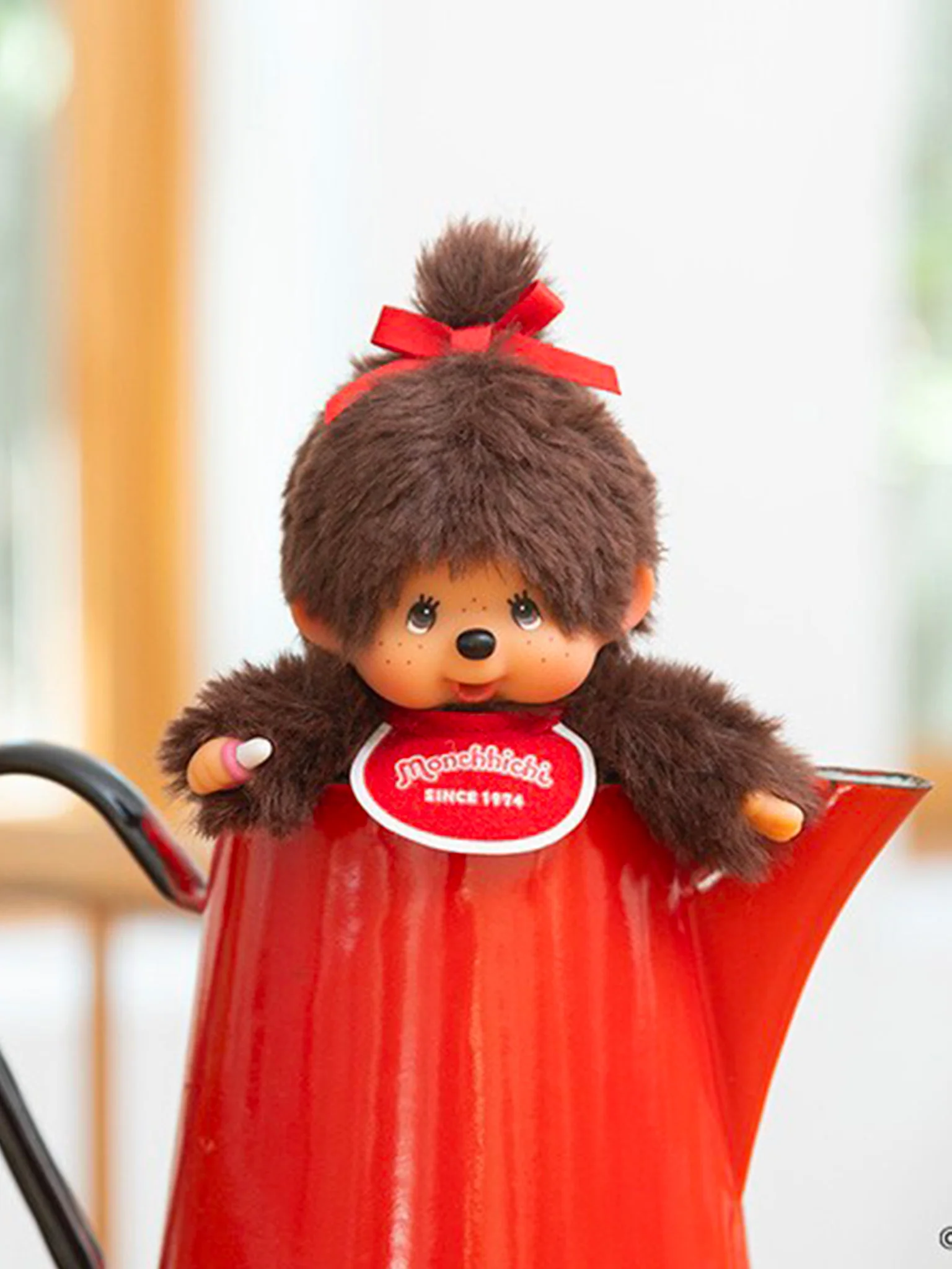 Monchhichi Keychain Girl - Brown - Image 3
