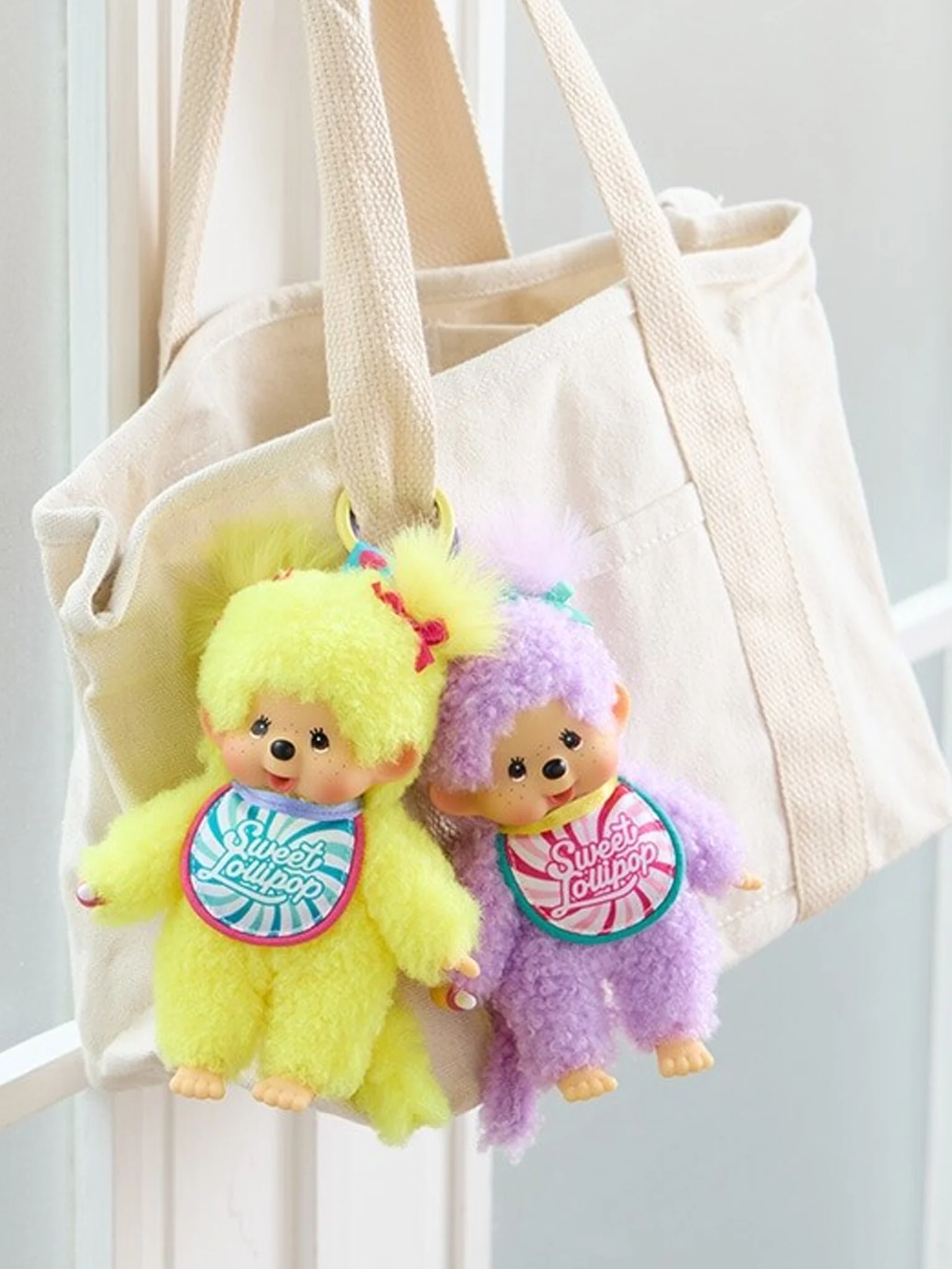 Monchhichi Sweet Lollipop Keyring - Purple - Image 2