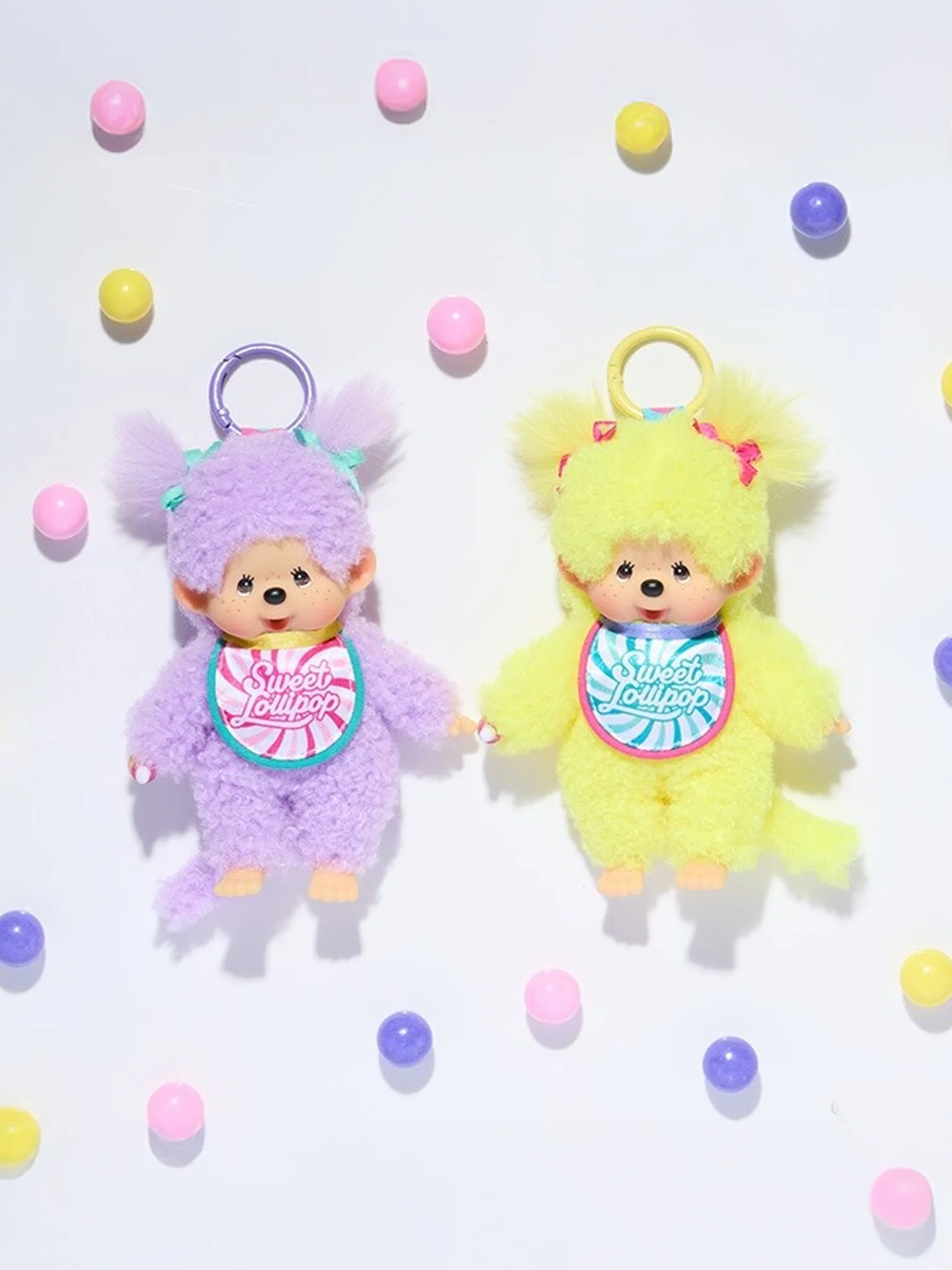 Monchhichi Sweet Lollipop Keyring - Purple - Image 4