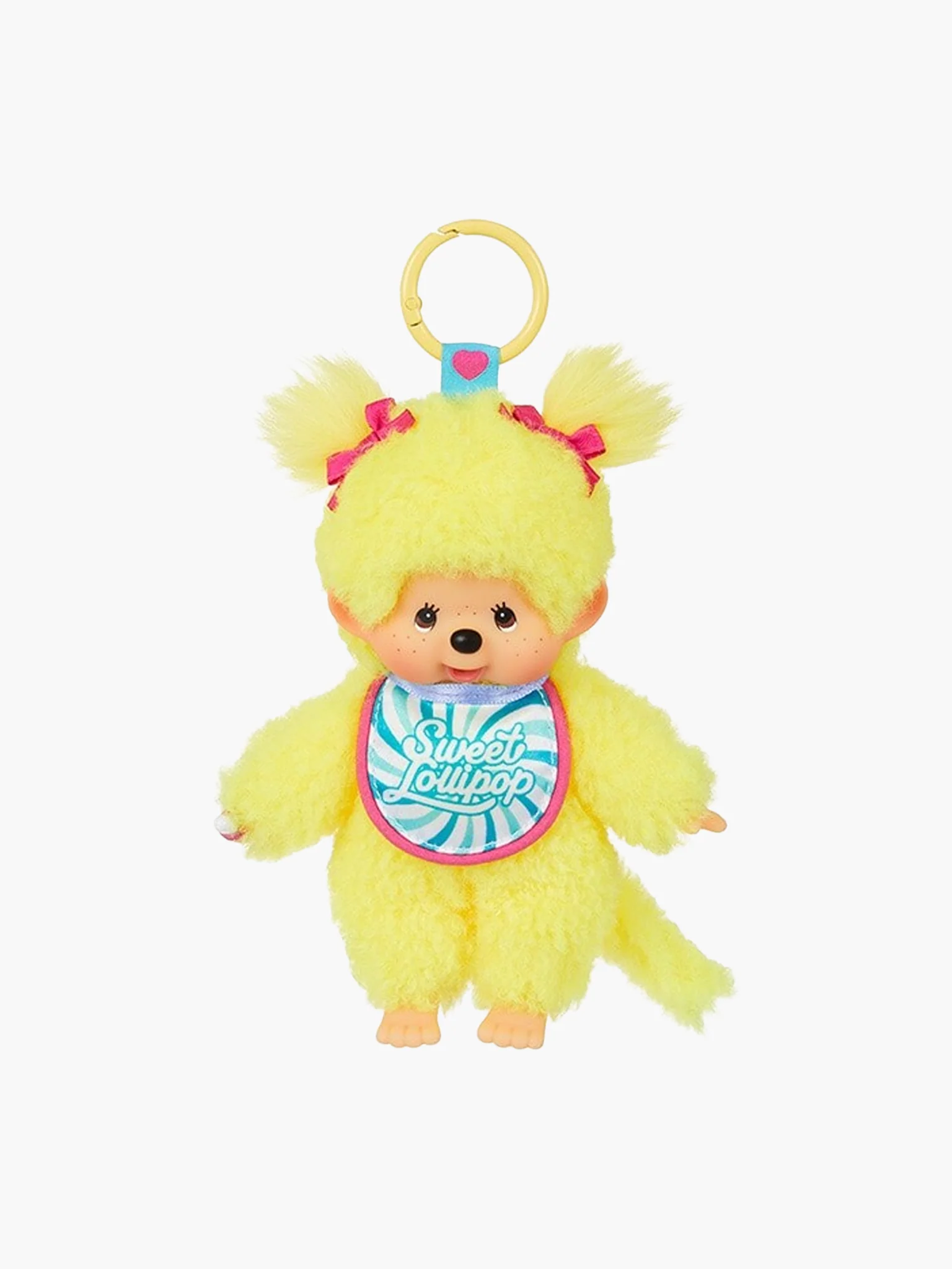 Monchhichi Sweet Lollipop Keyring - Yellow