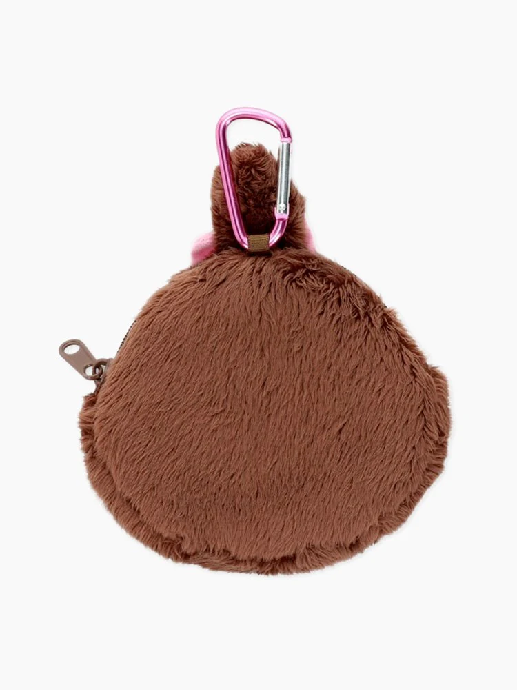 Monchhichi Zip Pouch with Carabiner - Girl - Image 3