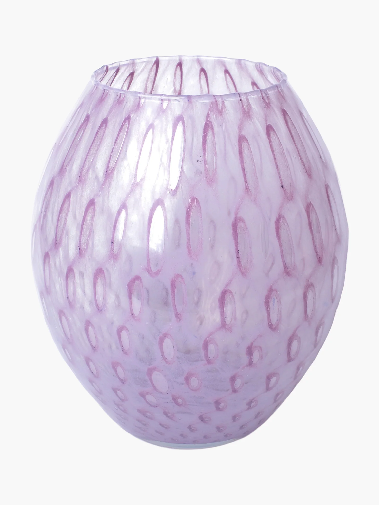 Murano Olivia Balletton Vase (22cm) - Lilac