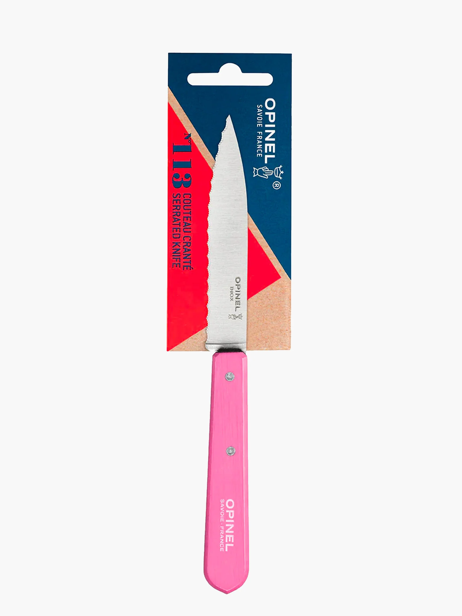 N°113 Serrated Knife (10cm) - Fuschia - Image 3
