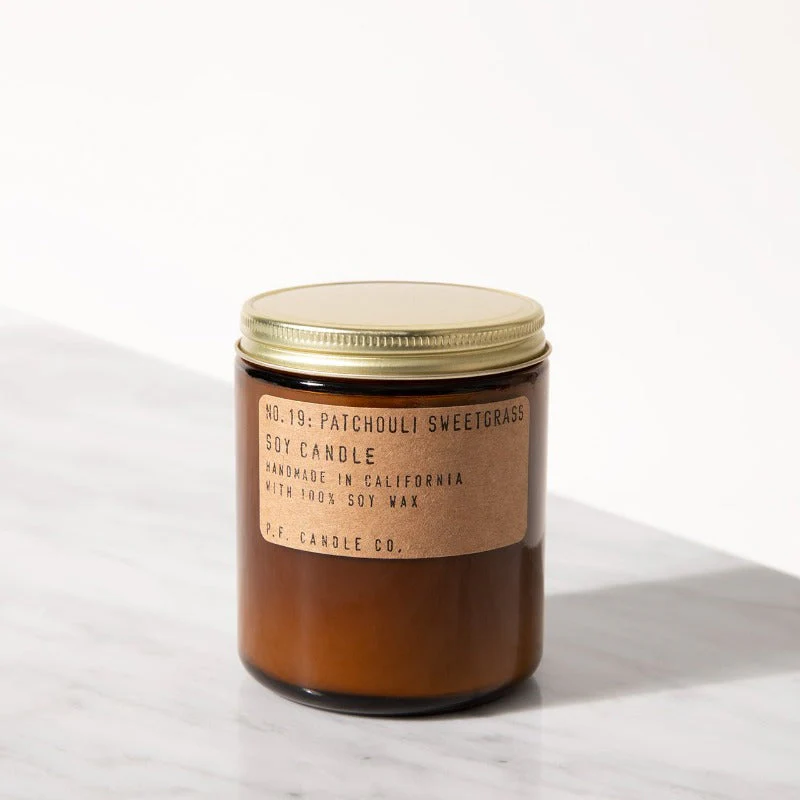 P.F. Candle Co. Candle - No.19 Patchouli Sweetgrass - Image 3