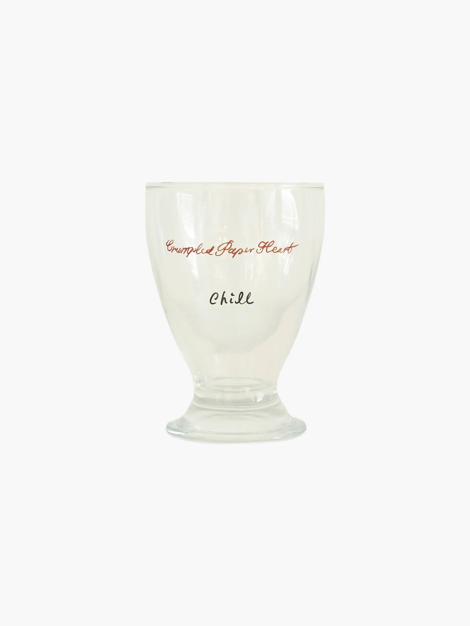 Paper Heart Glass Goblet (195ml)
