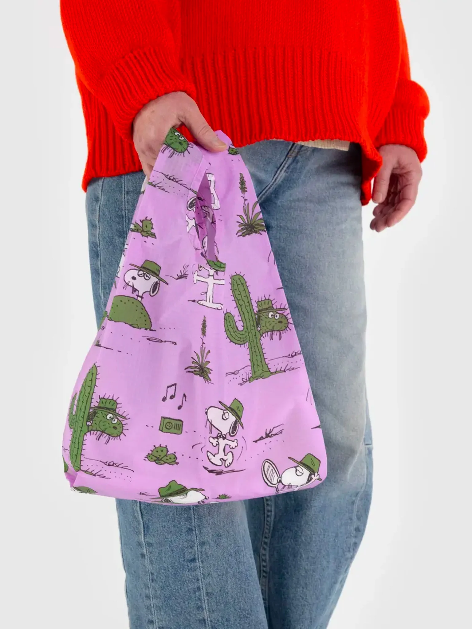 Peanuts x BAGGU Baby Baggu - Pink Spike Snoopy - Image 2