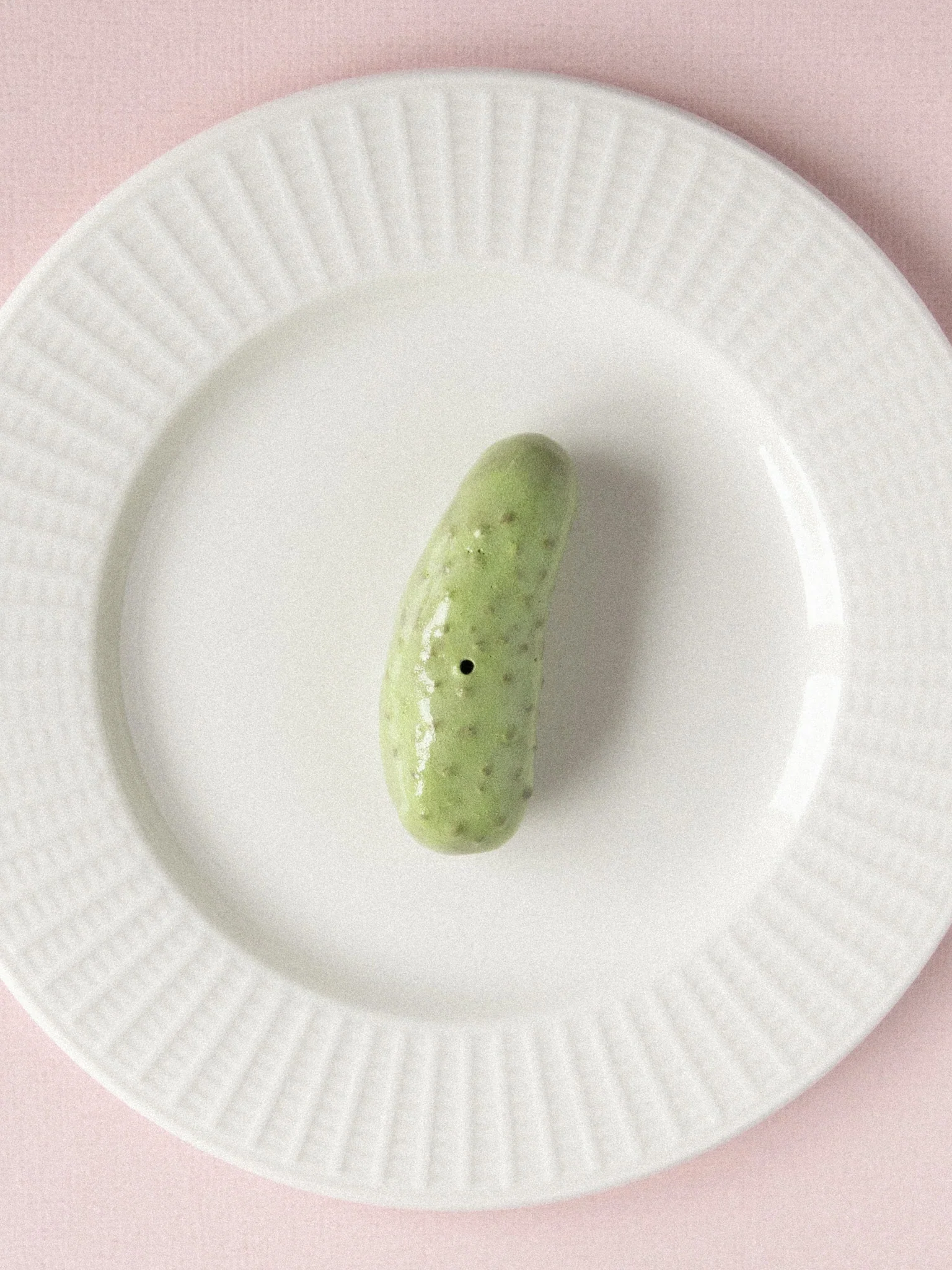 Pickle Incense Holder x Spicy Tofu Ceramics - Image 3
