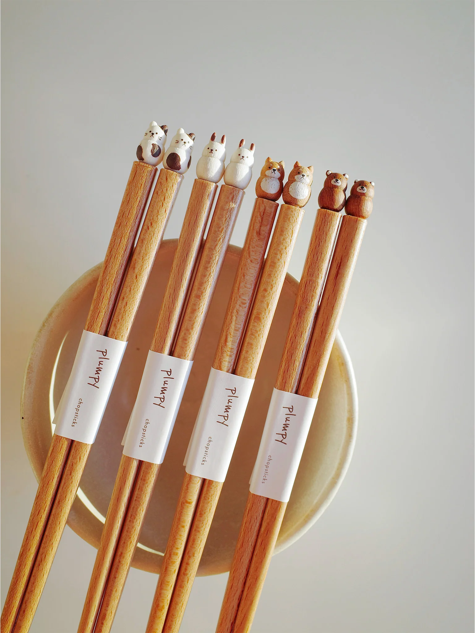 Plumpy Wood Chopsticks (4 Styles) - Image 13