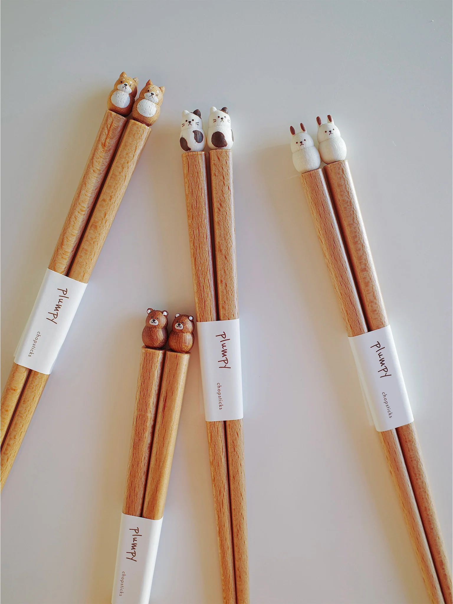 Plumpy Wood Chopsticks (4 Styles) - Image 2