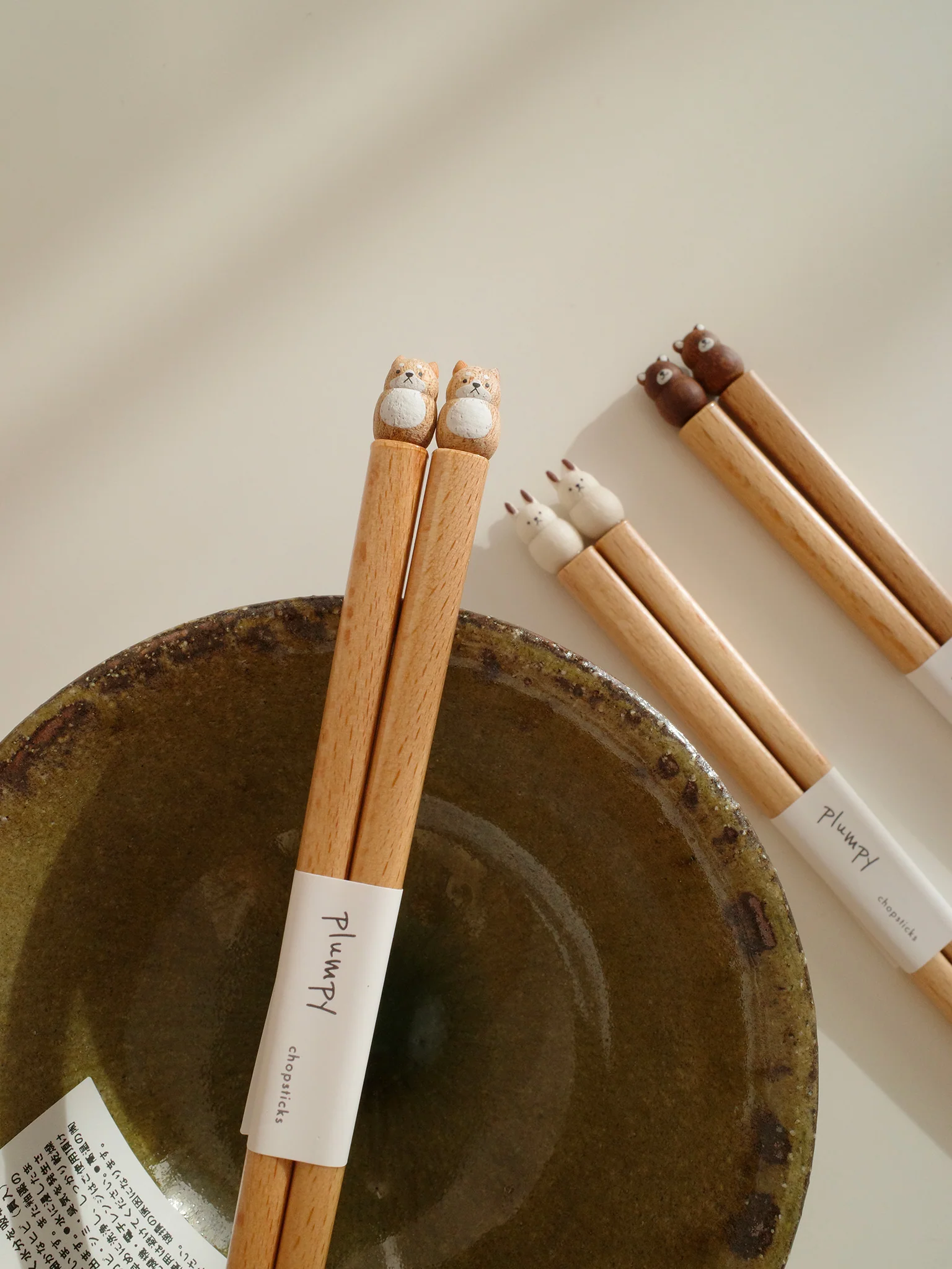 Plumpy Wood Chopsticks (4 Styles) - Image 4