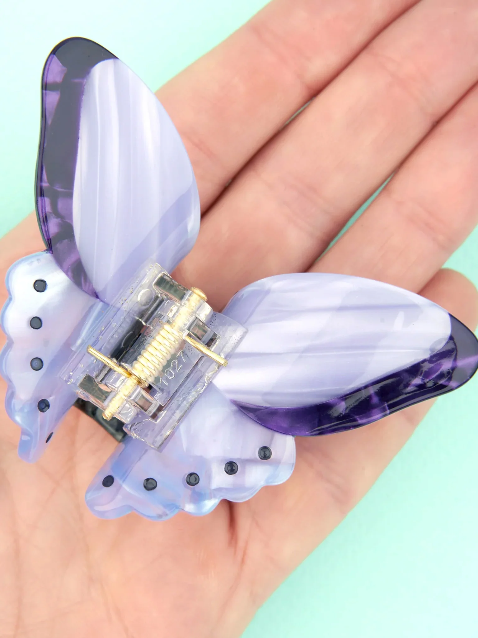 Purple Butterfly Hair Claw - Image 3