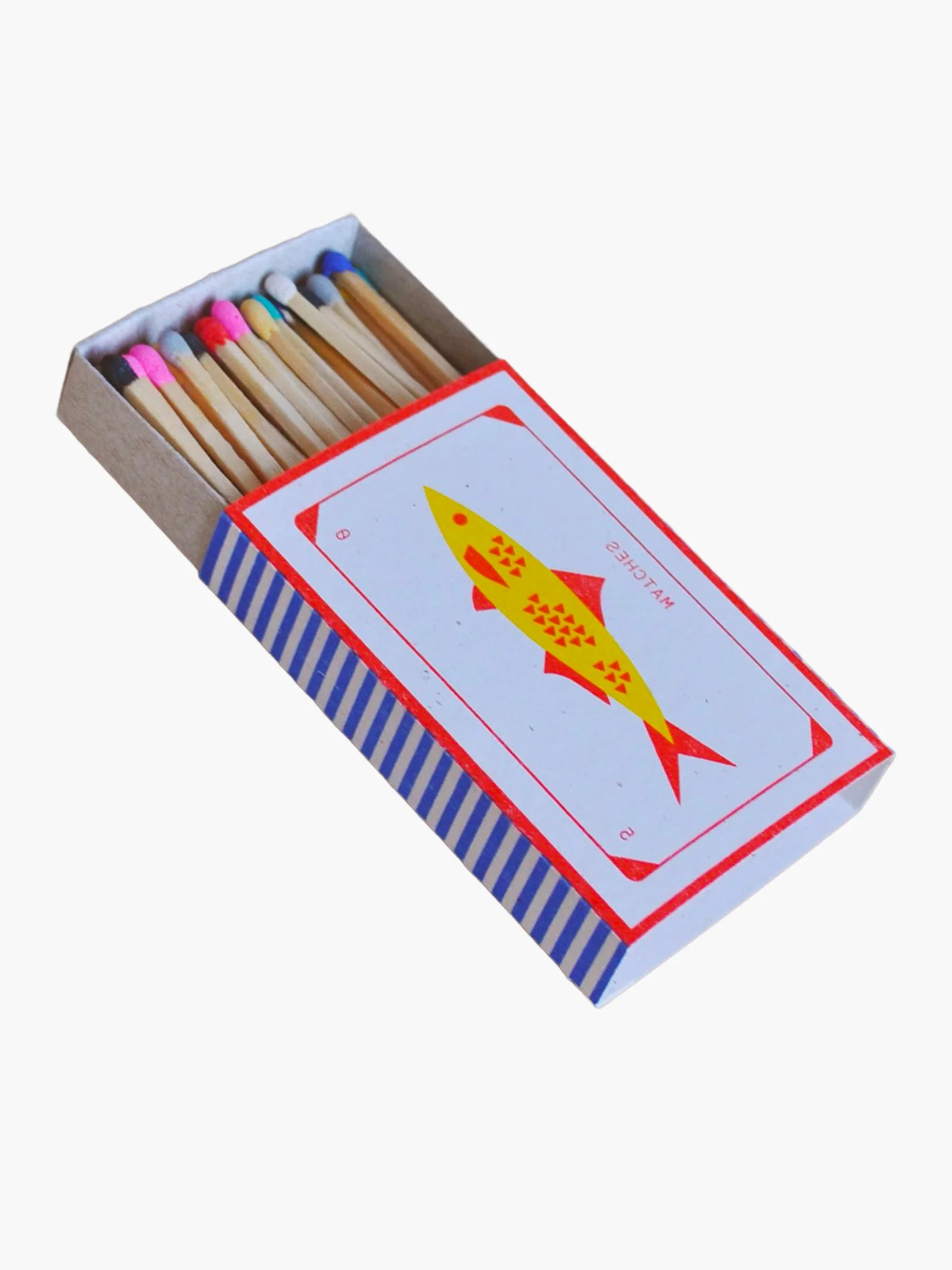 Risograph Printed Matchbox - Fish
