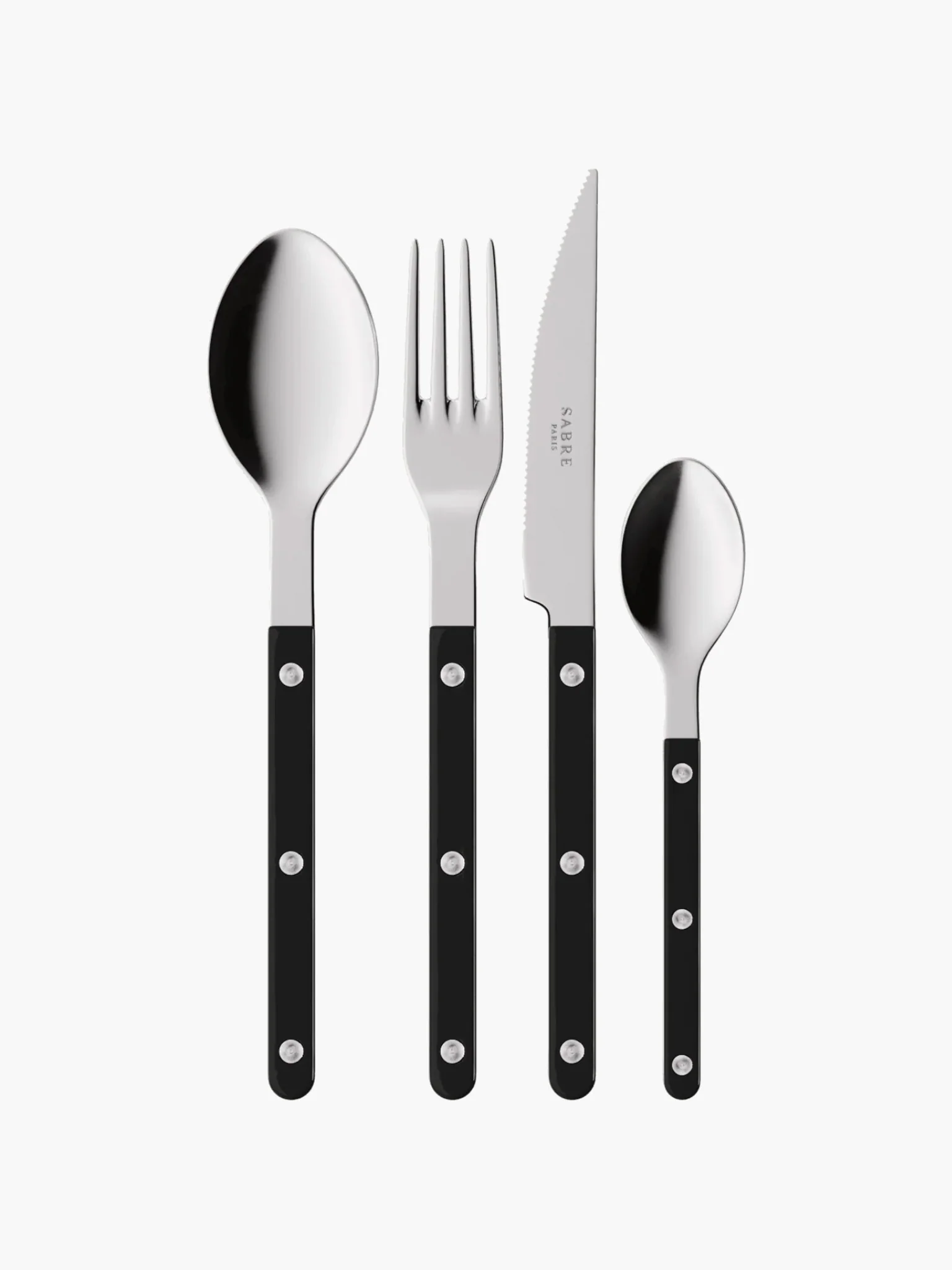 Sabre Paris Bistrot Cutlery - Black