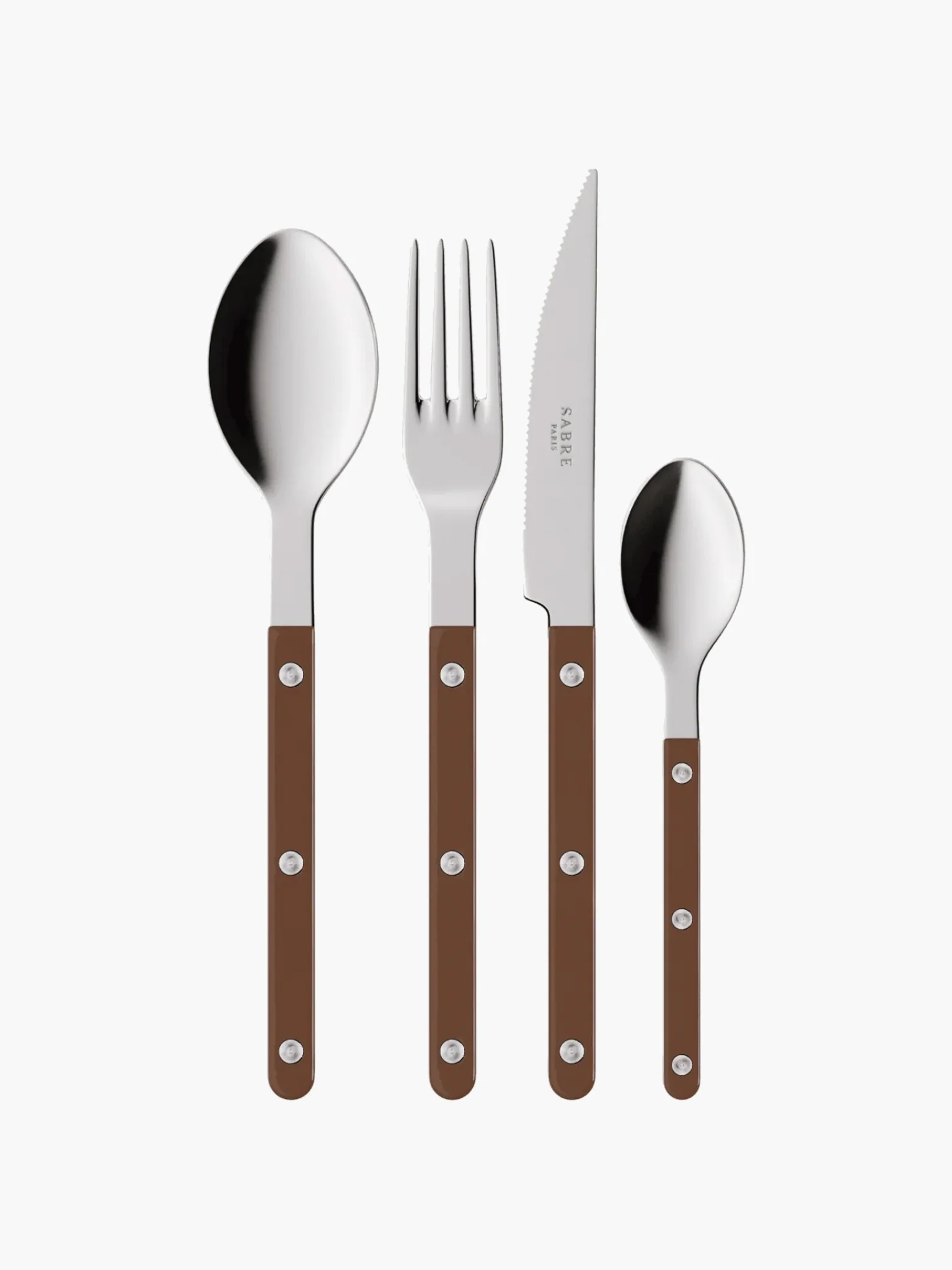Sabre Paris Bistrot Cutlery - Chocolate