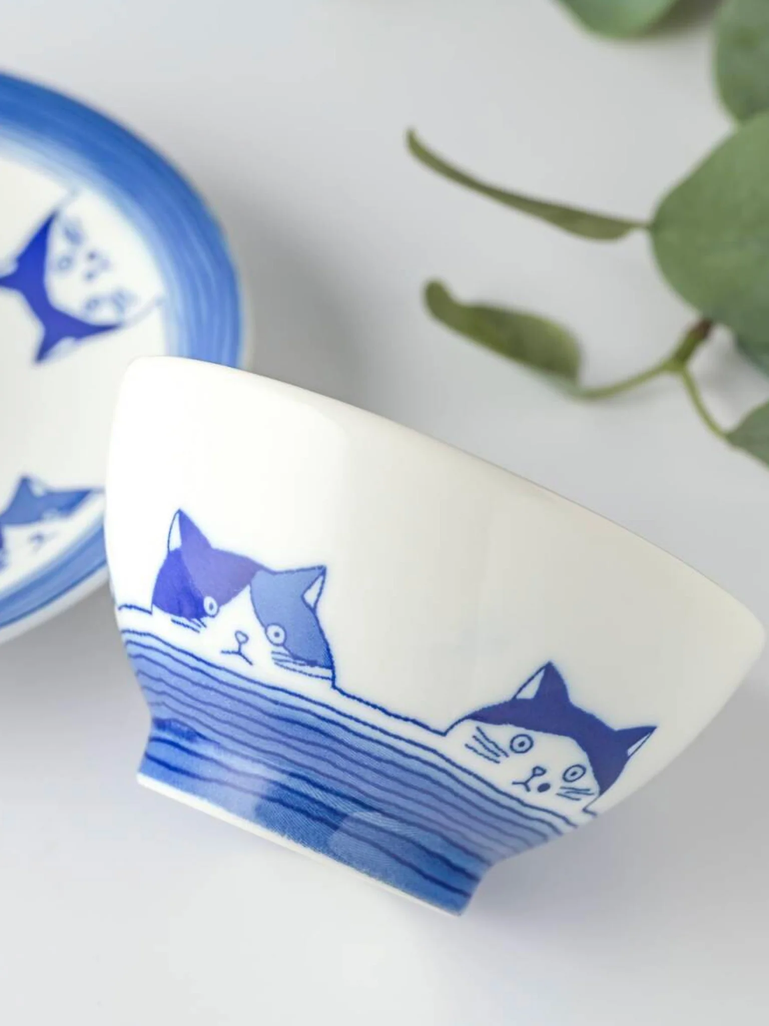 SHICHITA Cat Mamezara Bowl (10.5cm) - Image 2