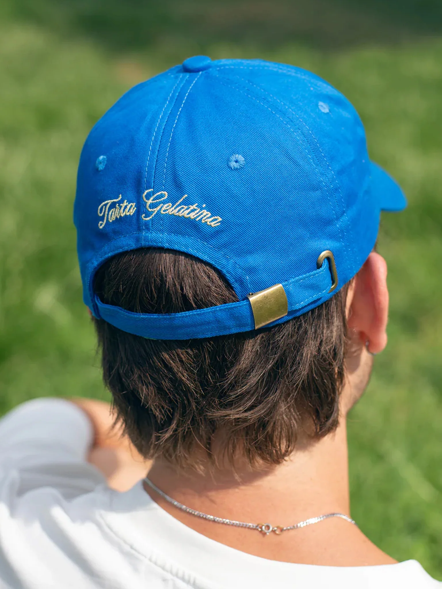 Silly Flower Cap - Cobalt Blue - Image 3