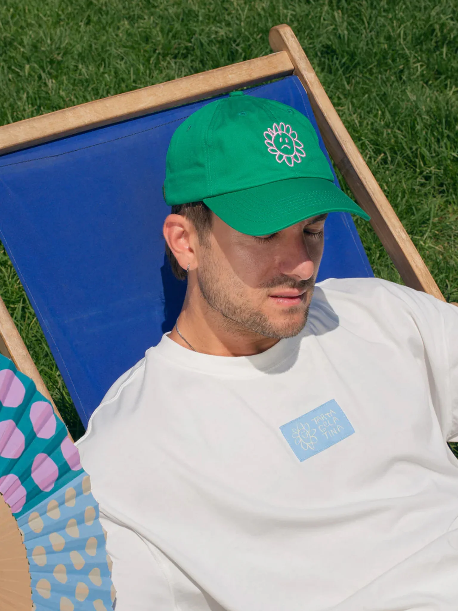 Silly Flower Cap - Grass Green - Image 2