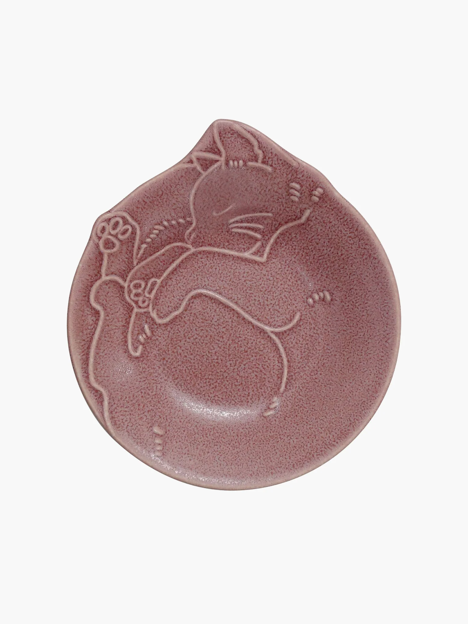 Small Plate Cats (16cm) - Berry