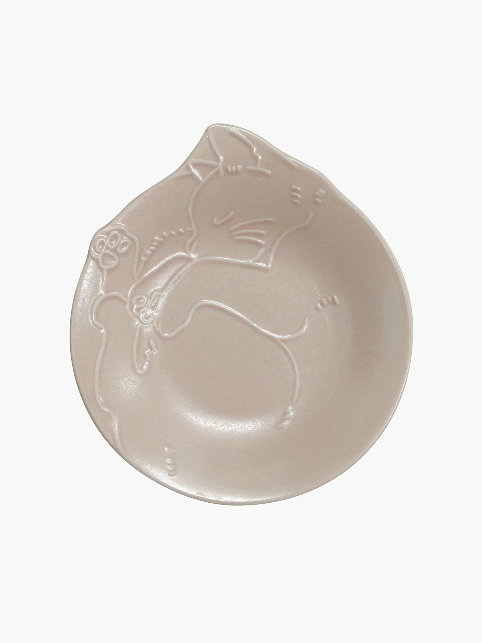 Small Plate Cats (16cm) - Sakura Pink
