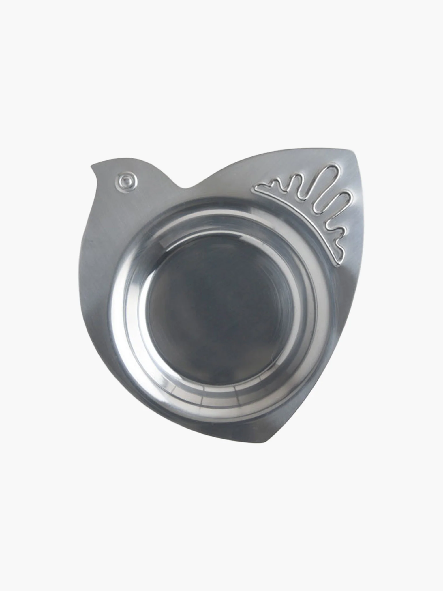 Small Stainless Steel Plate - Bird