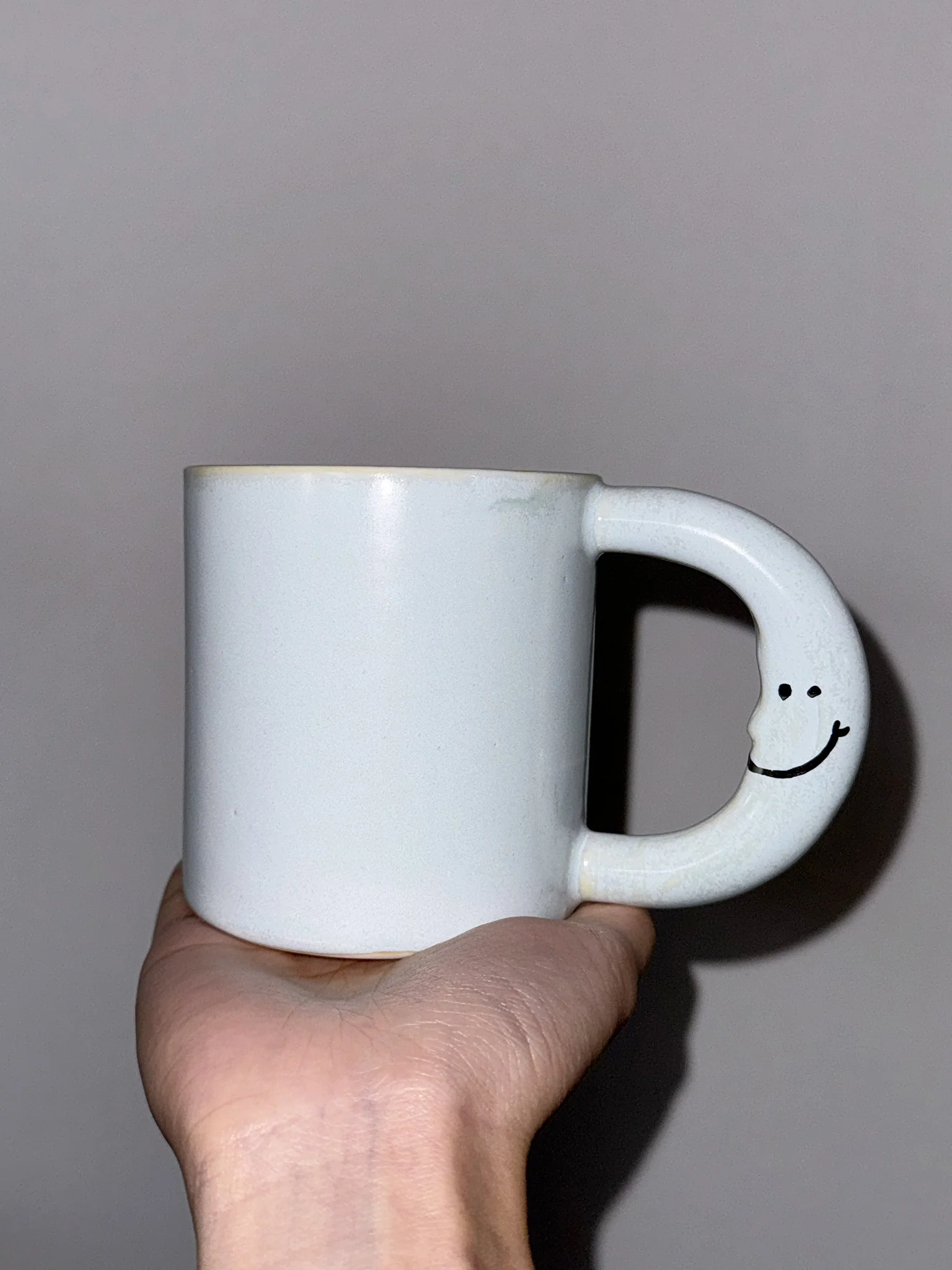 Smile Moon Mug (350ml) - Sky Blue - Image 2