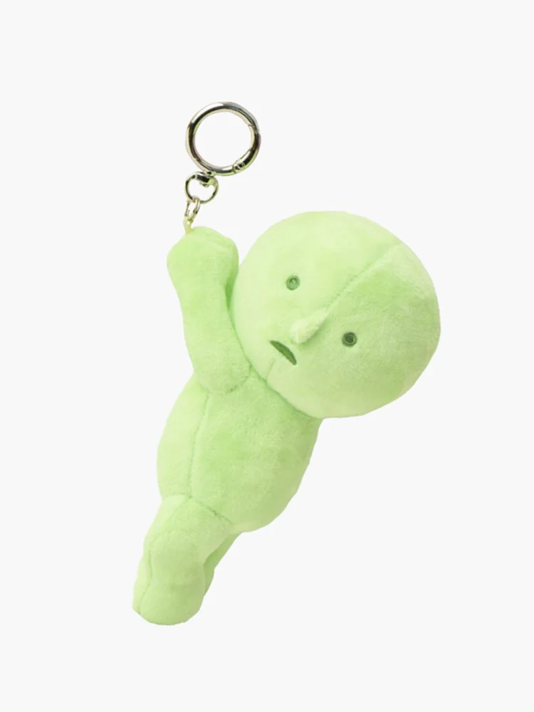 Smiski Plush Keychain - Hanging On