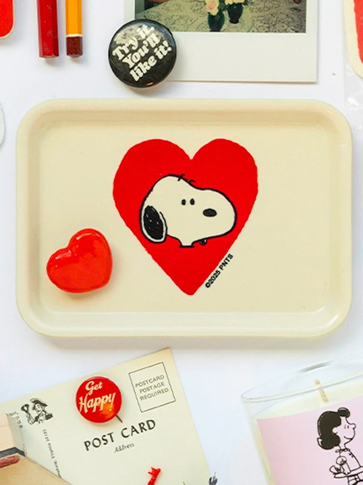 Snoopy Mini Tray - Heart (15x11 cm) - Image 2