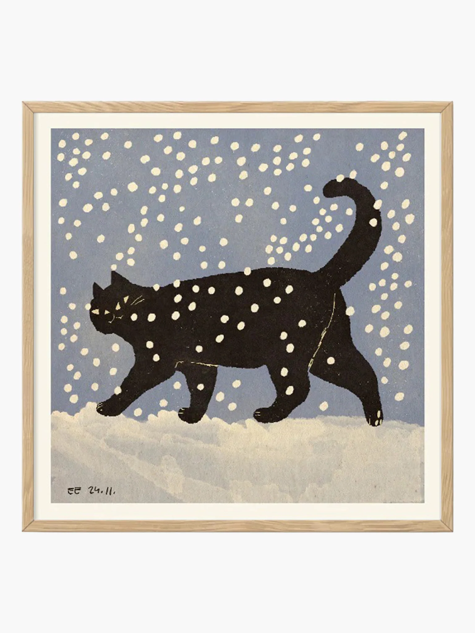 Snow Cat by Eniko Eged (50x50cm)