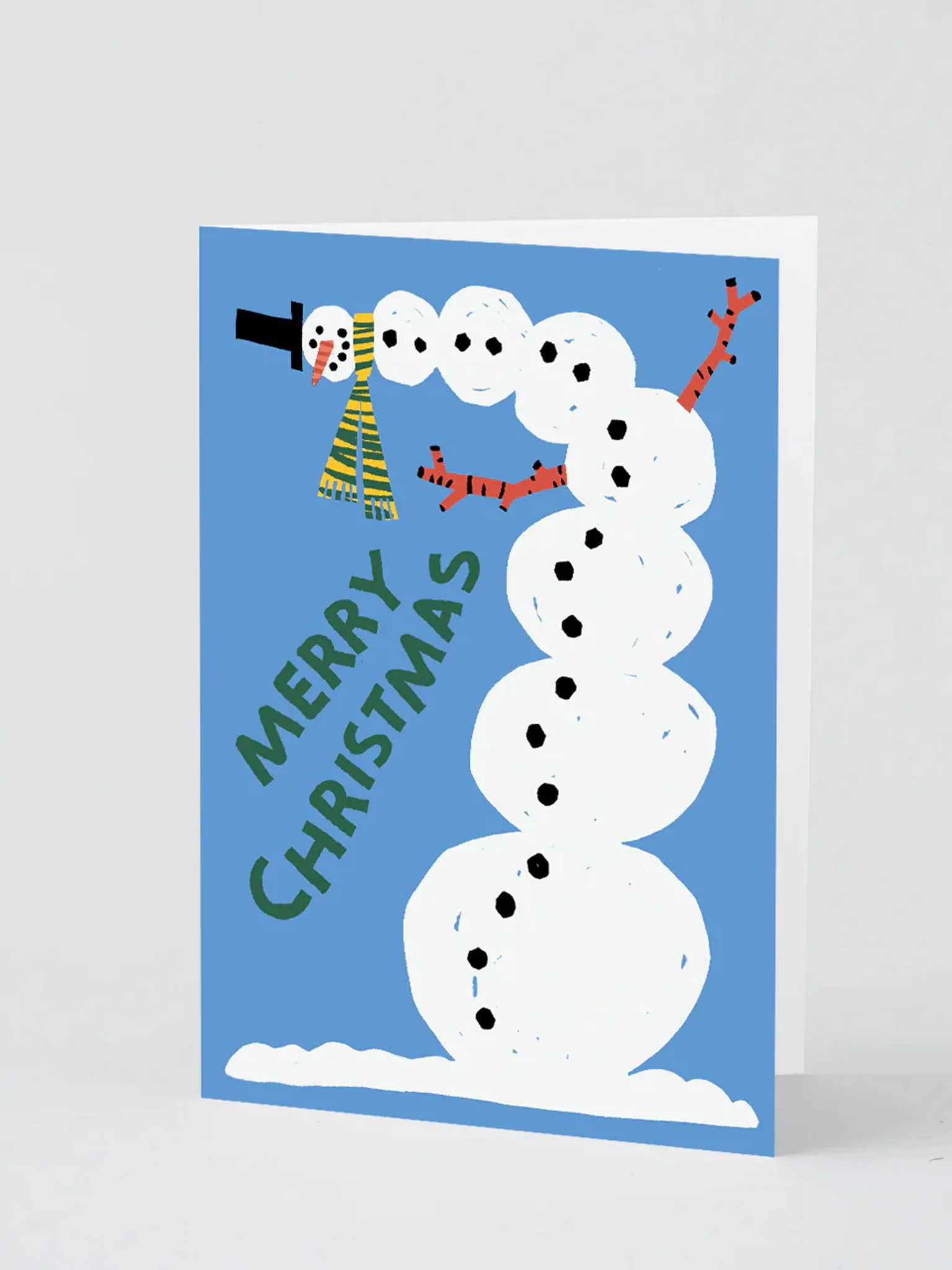 Snowman Embossed Card x Cari Vander Yacht - Image 2