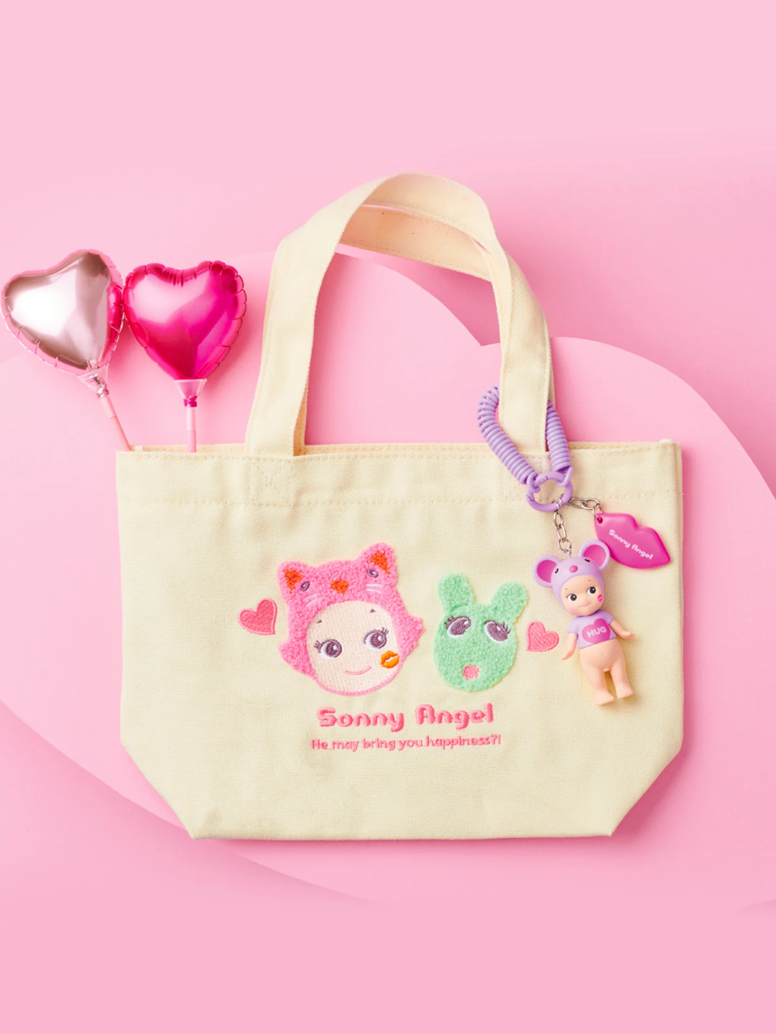 Sonny Angel Kiss Kiss Mini Tote Bag - Image 3