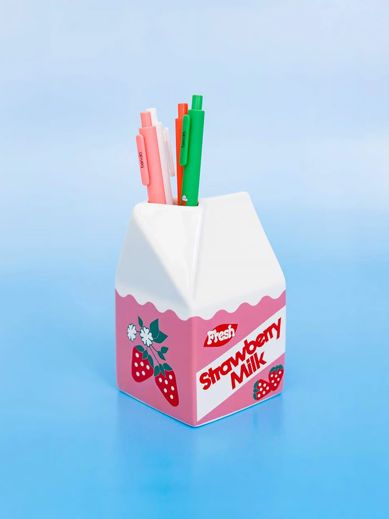Strawberry Milk Vase - Image 3