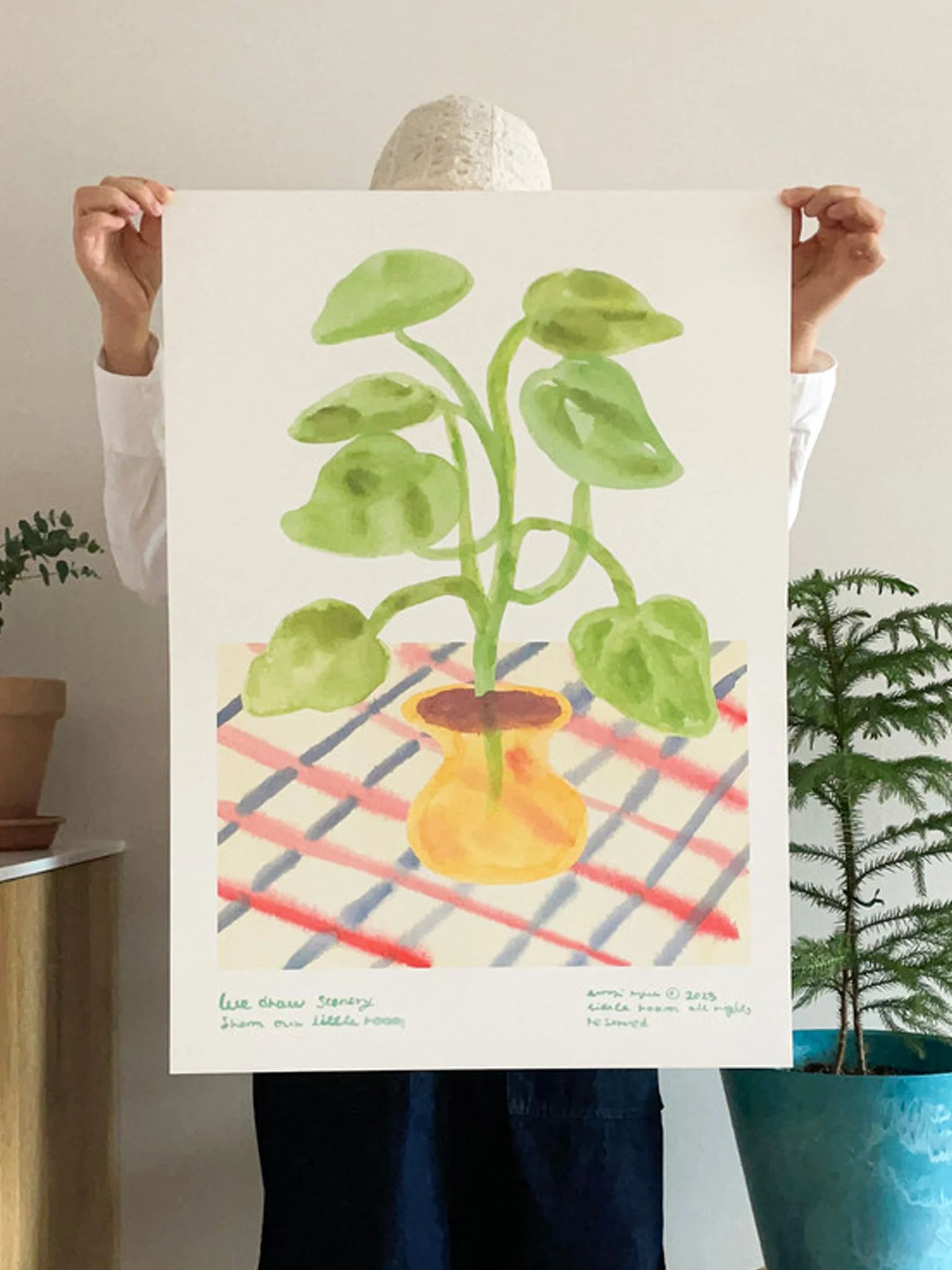 Still Life with Yellow & Green Poster by little room (A3) - Image 2