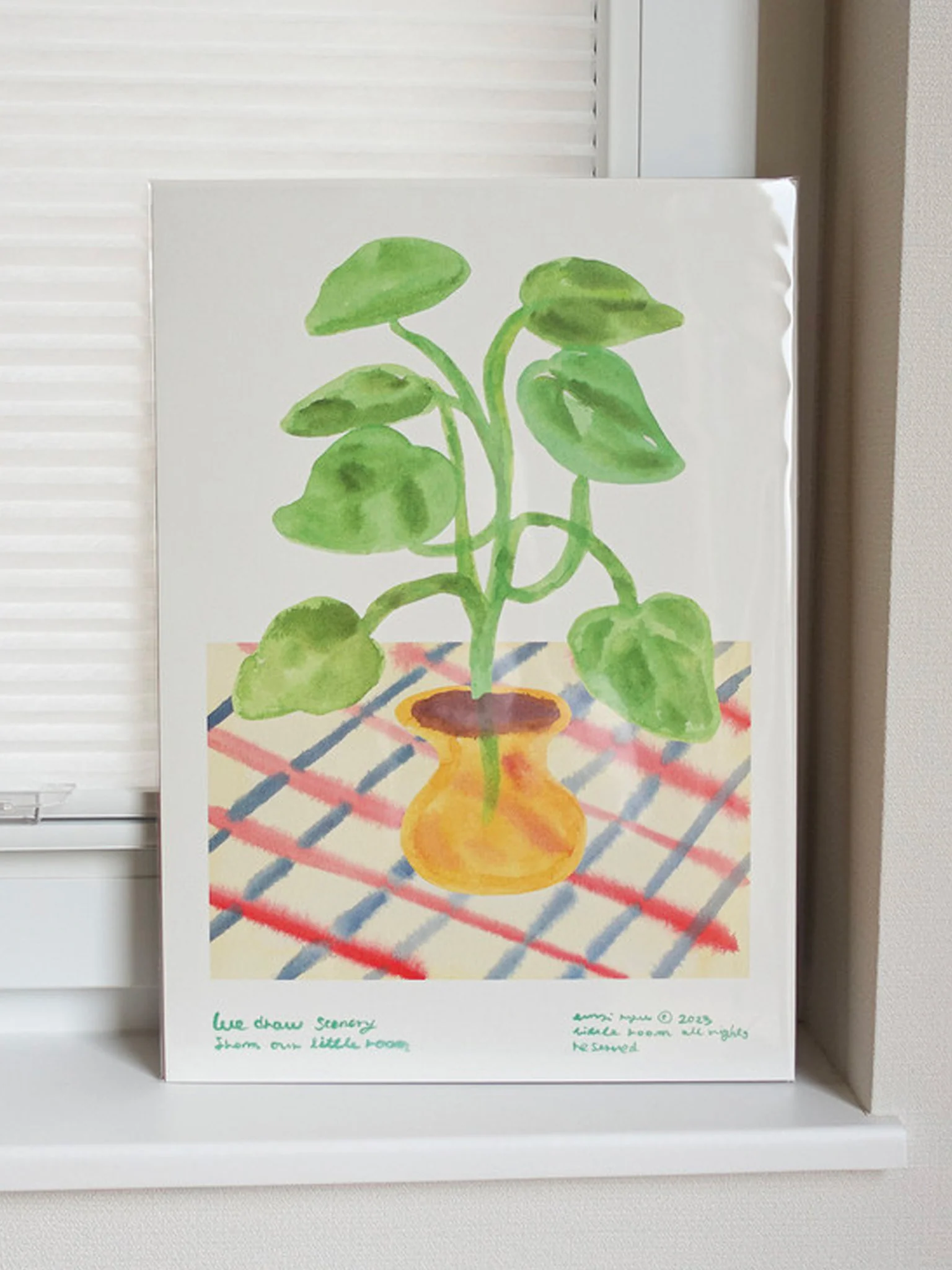 Still Life with Yellow & Green Poster by little room (A3) - Image 4