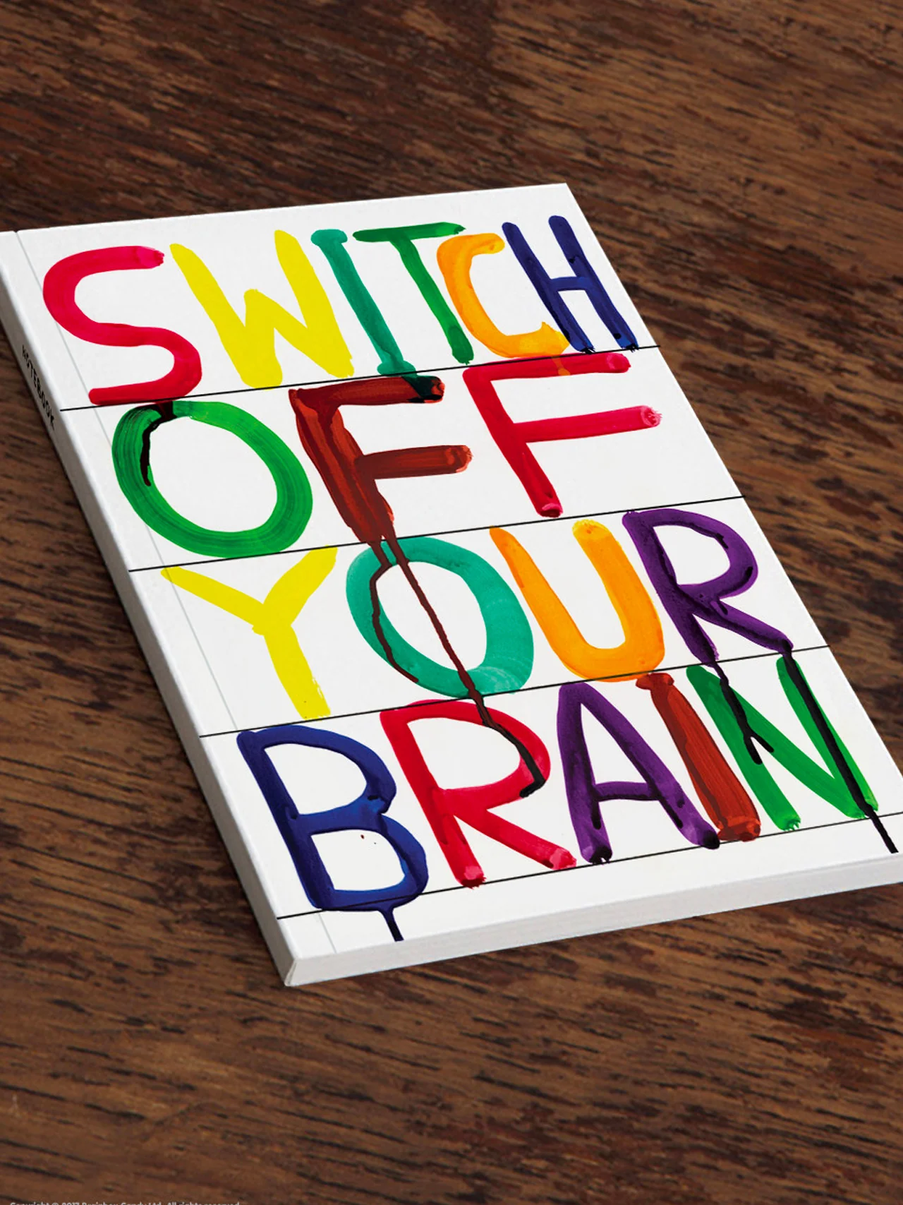 Switch Off Your Brain - A5 Notebook x David Shrigley - Image 2