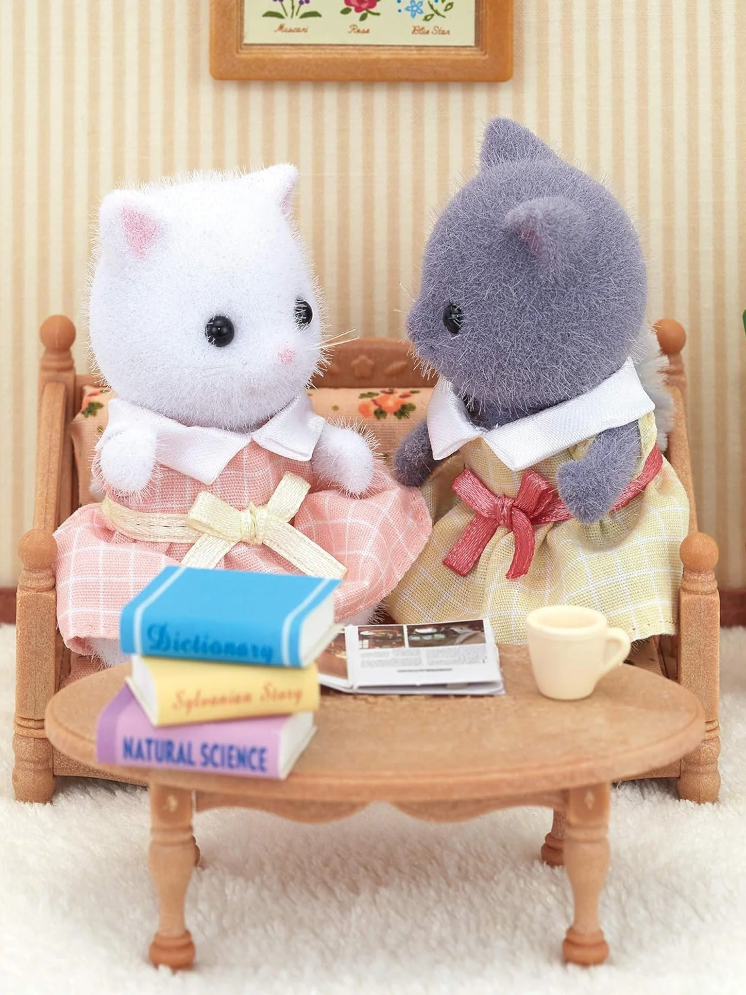 Sylvanian Families Doll - White Persian Cat Girl - Image 3