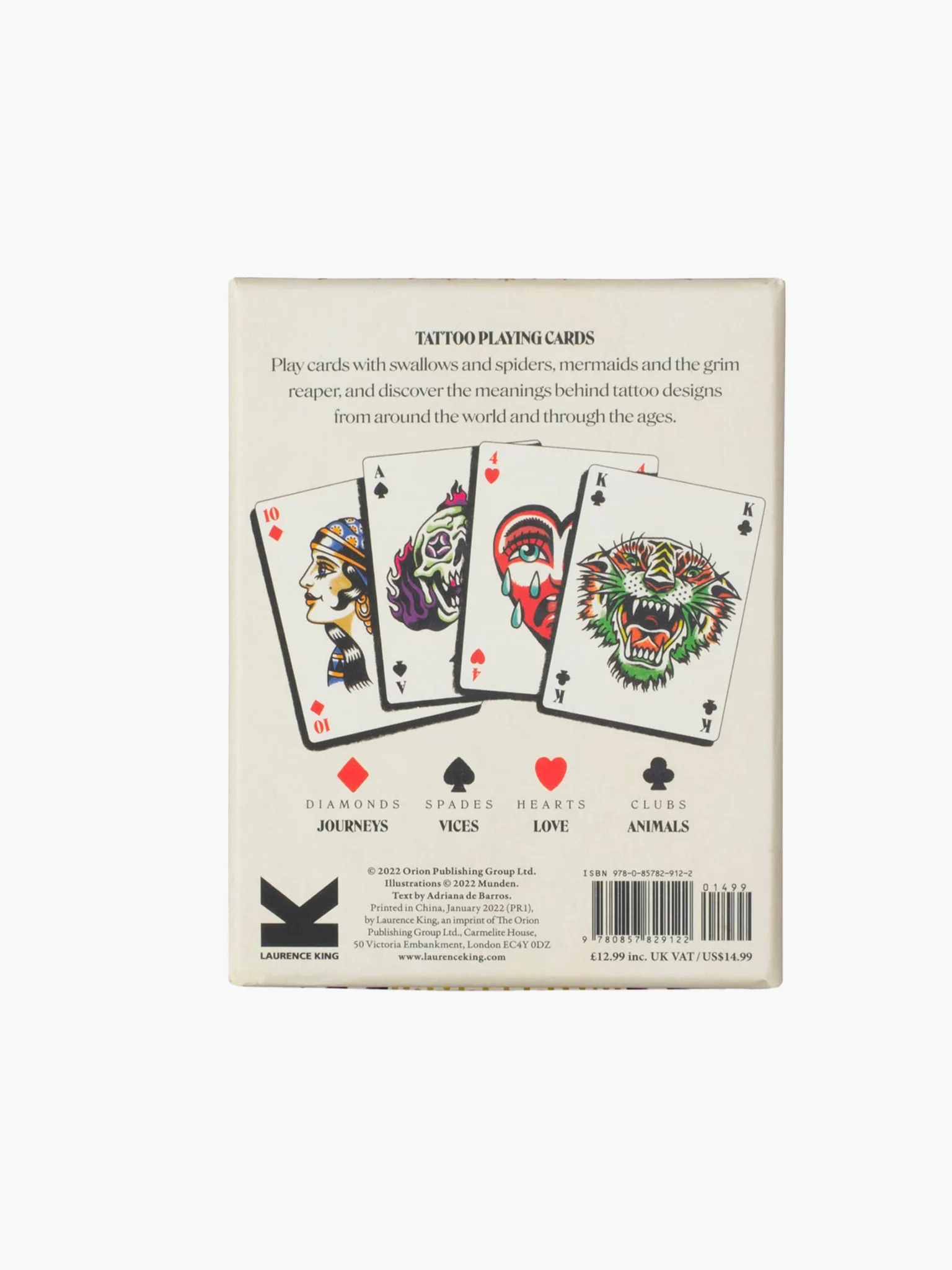 Tattoo Playing Cards by Oliver Munden - Image 5