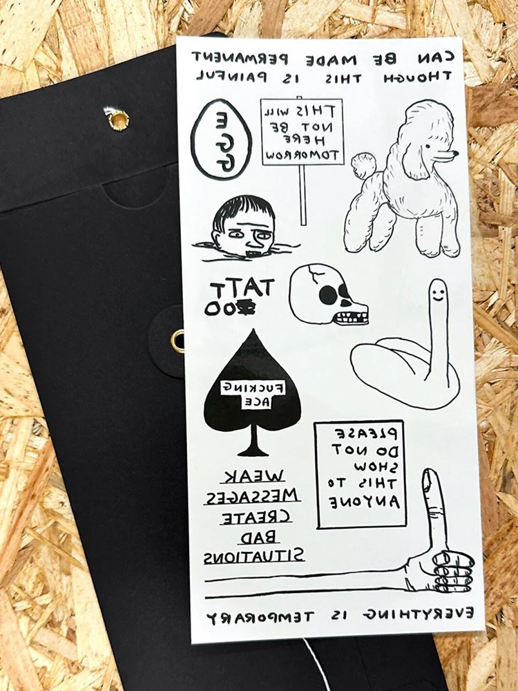 Temporary Tattoos x David Shrigley Stickers - Image 3