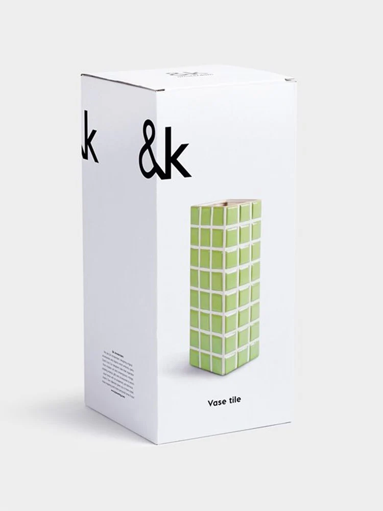 Tile Vase - Mint Green - Image 3
