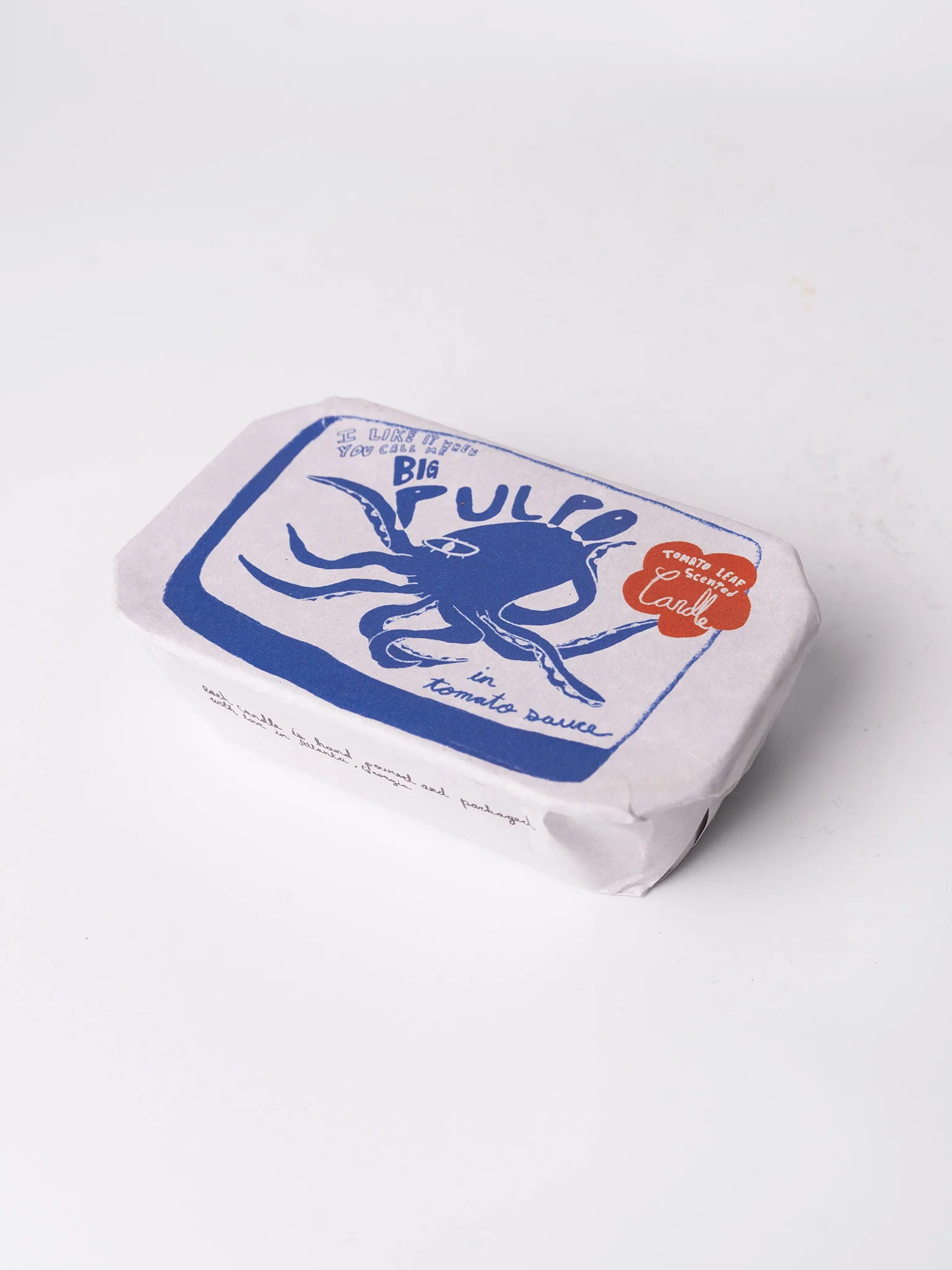 Tinned Fish Candle - Octopus in Tomato Sauce - Image 3