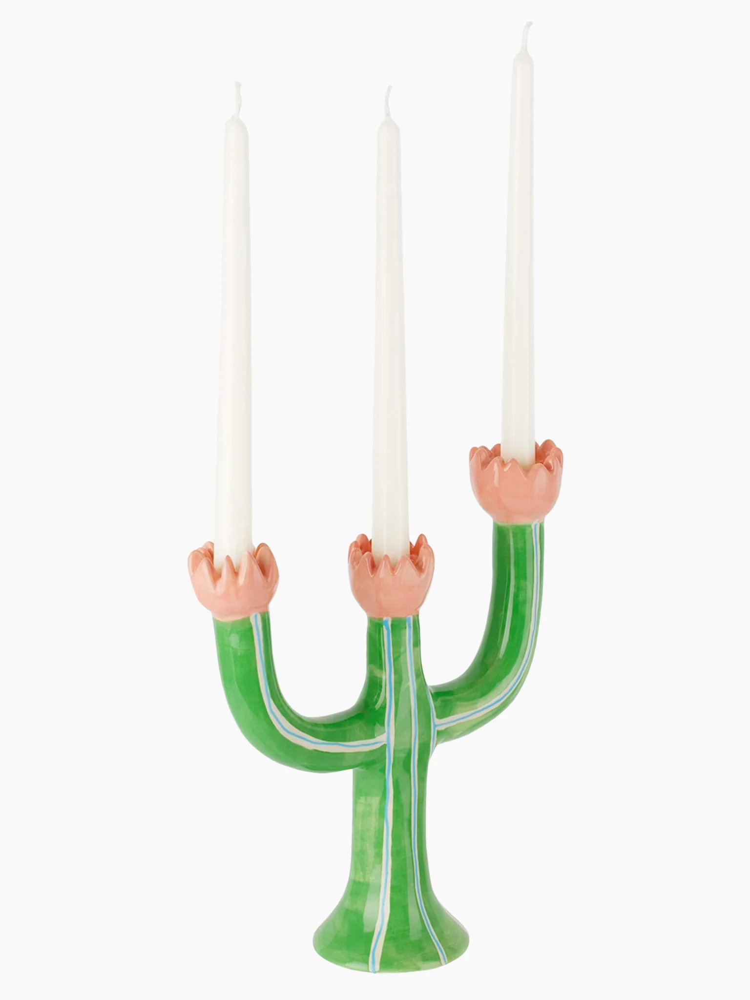 Tulip Candle Holder - Green - Image 3