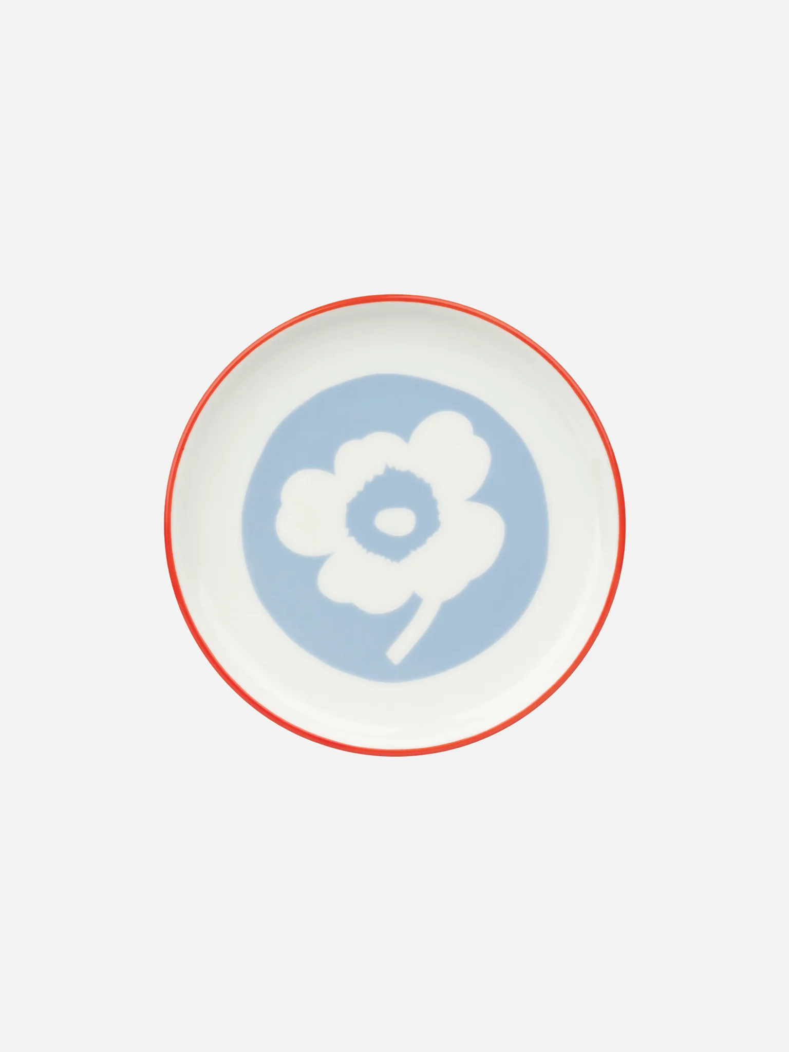 Unikko Plate - Blue & White (13.5cm)