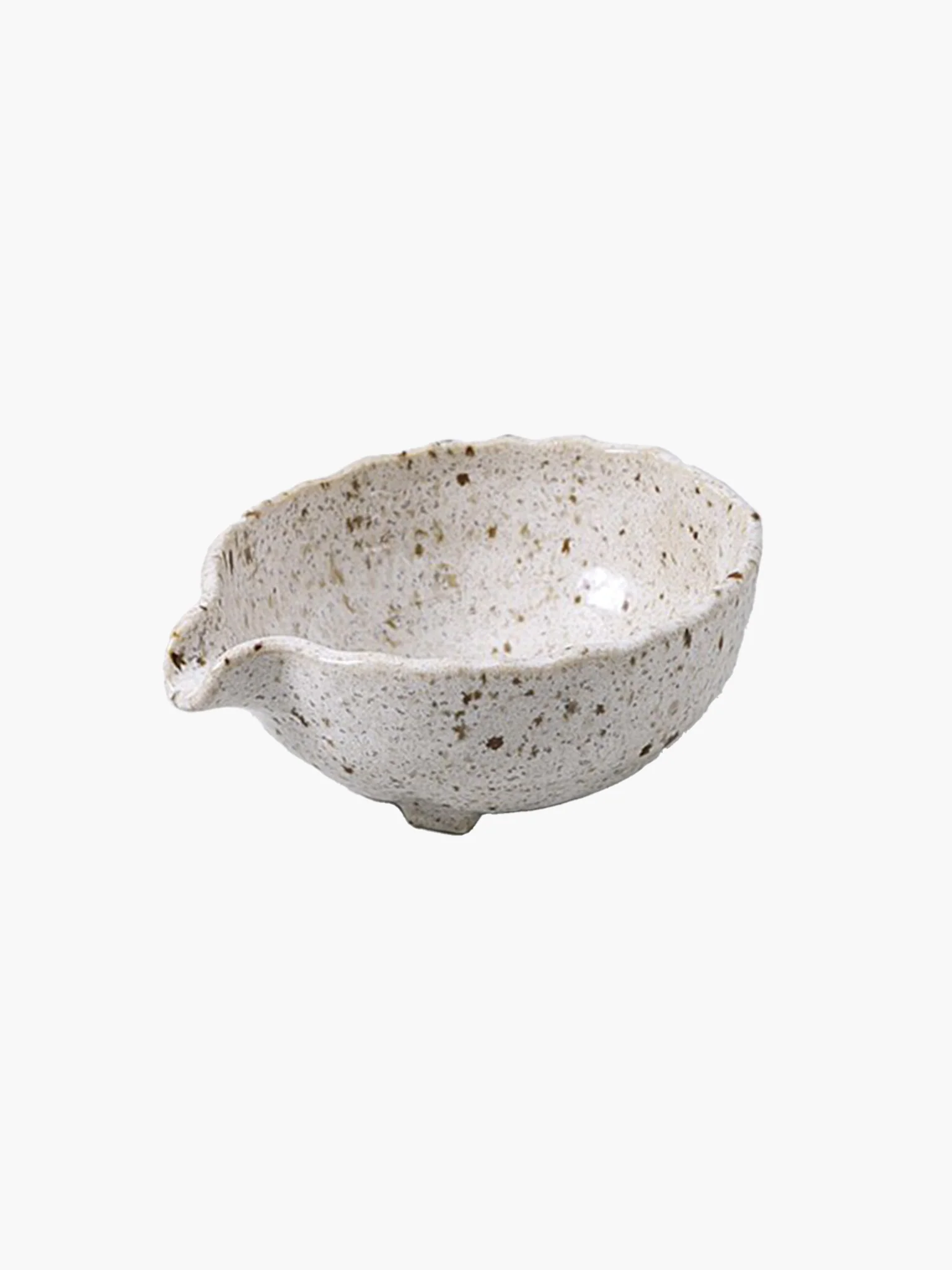 Unofu Footed Bowl with Spout (9.5cm)