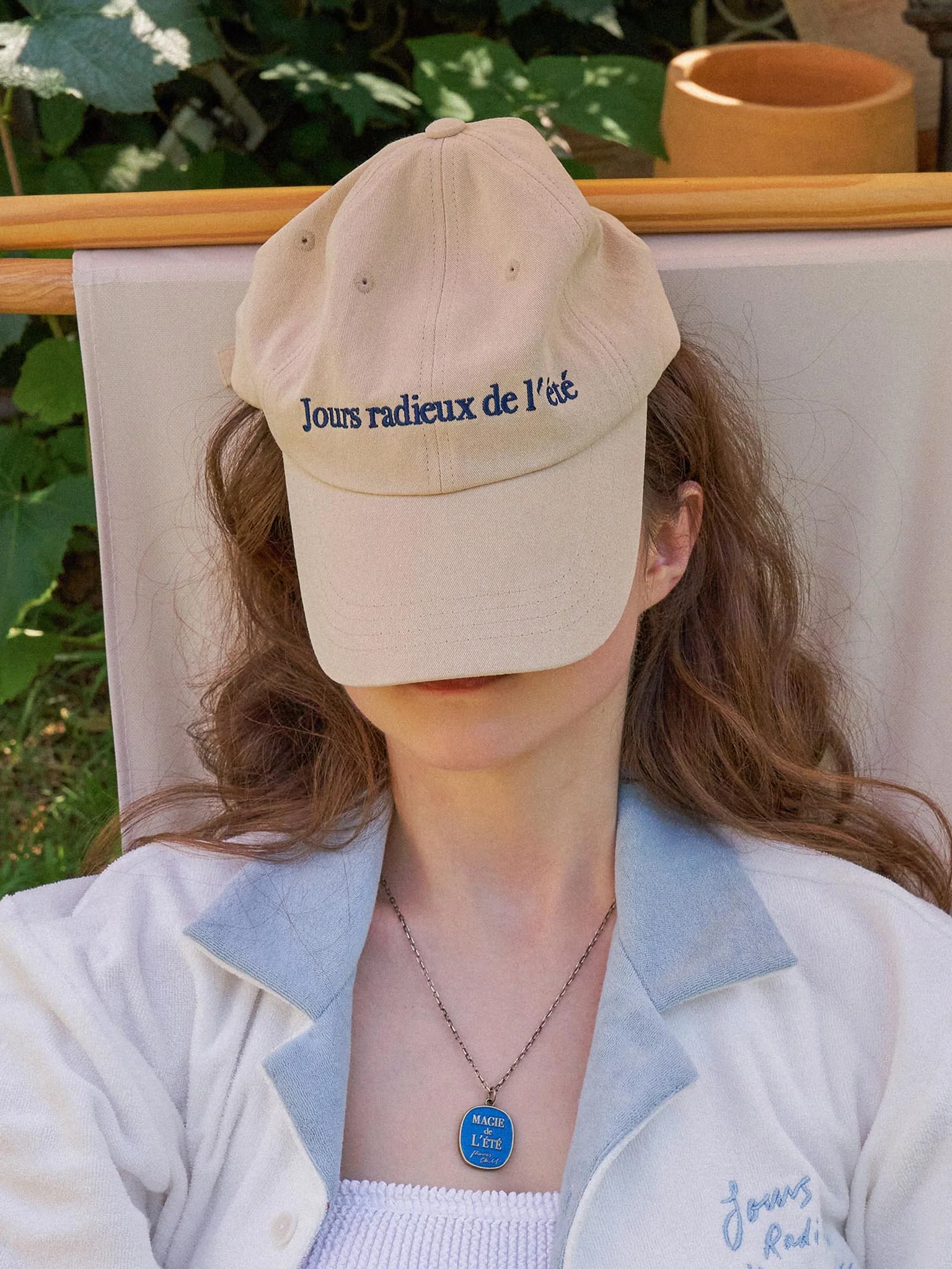 Voyage Baseball Cap - Cream - Image 3