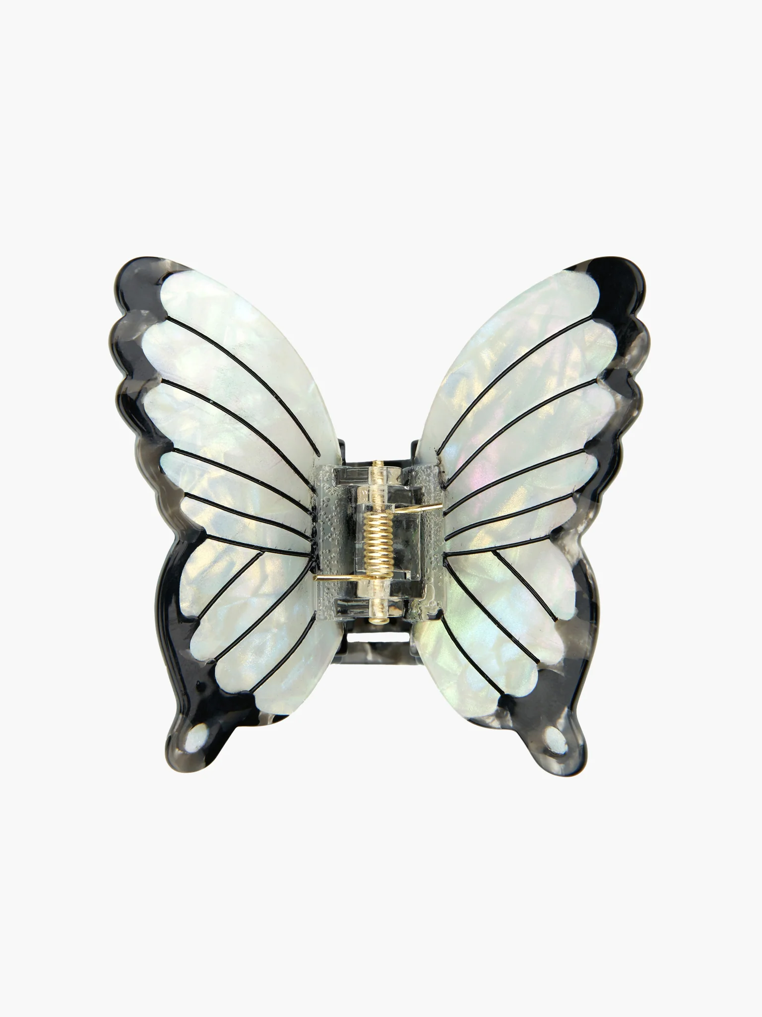 White Butterfly Hair Claw