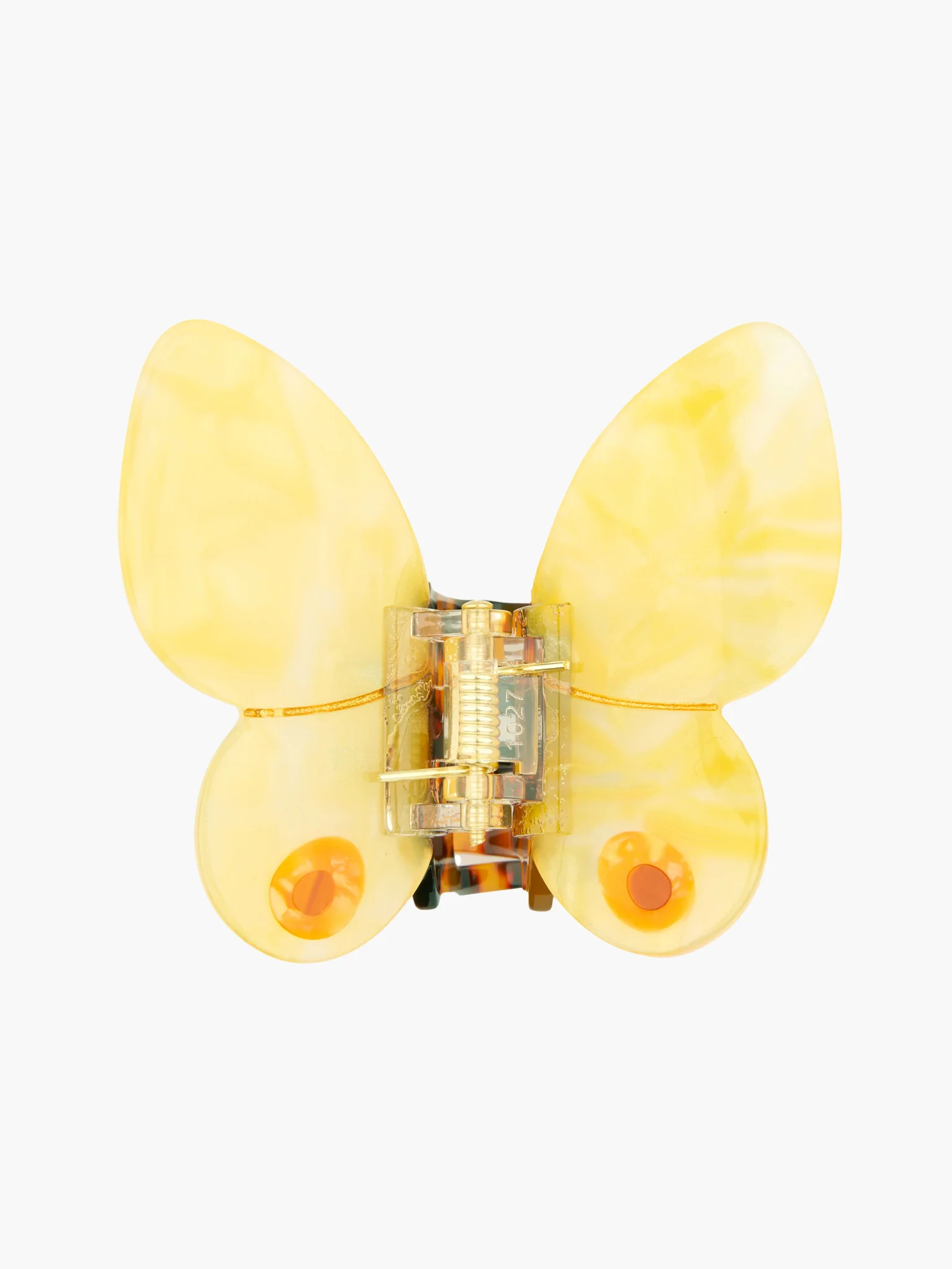 Yellow Butterfly Hair Claw