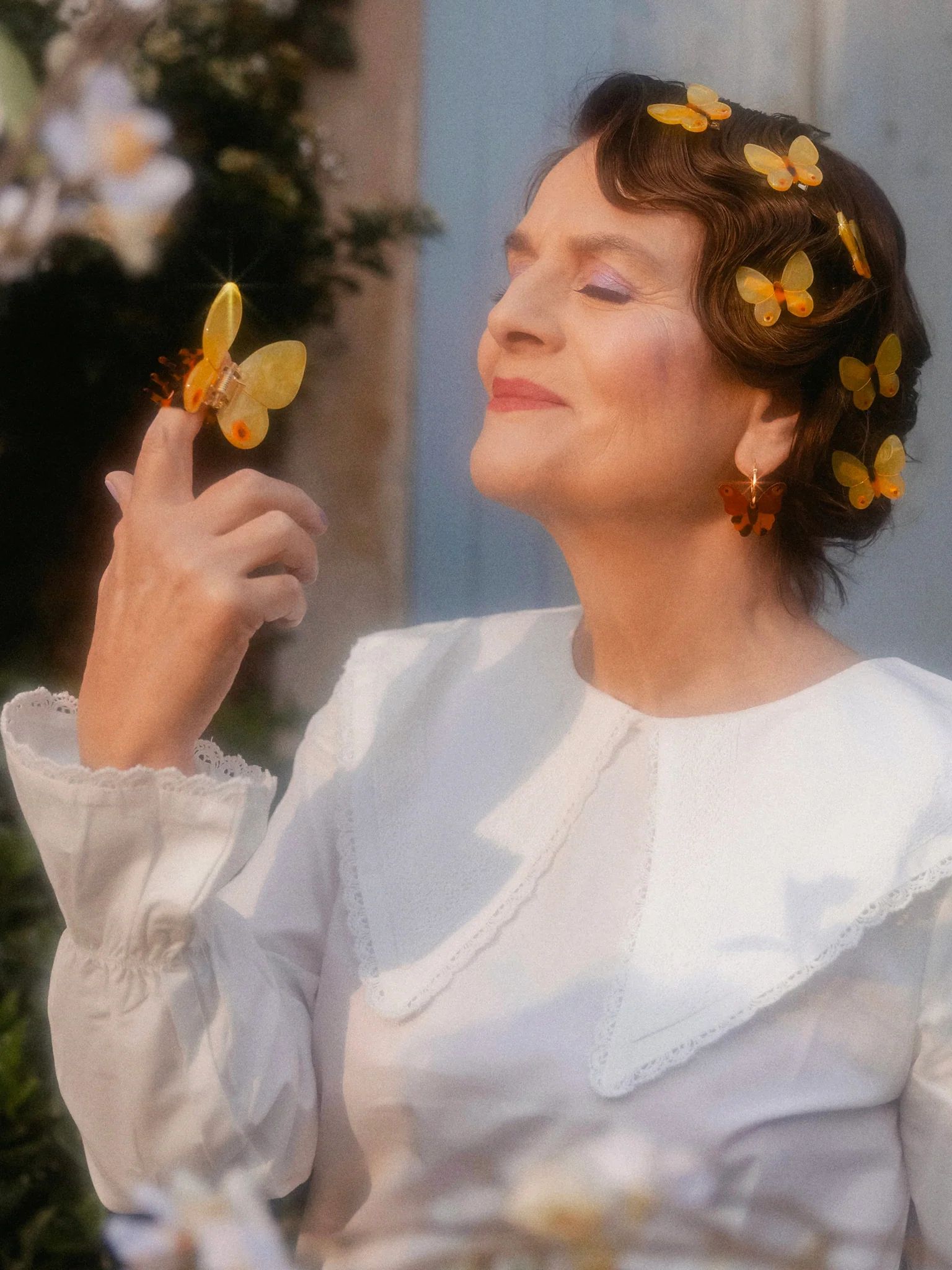 Yellow Butterfly Hair Claw - Image 3